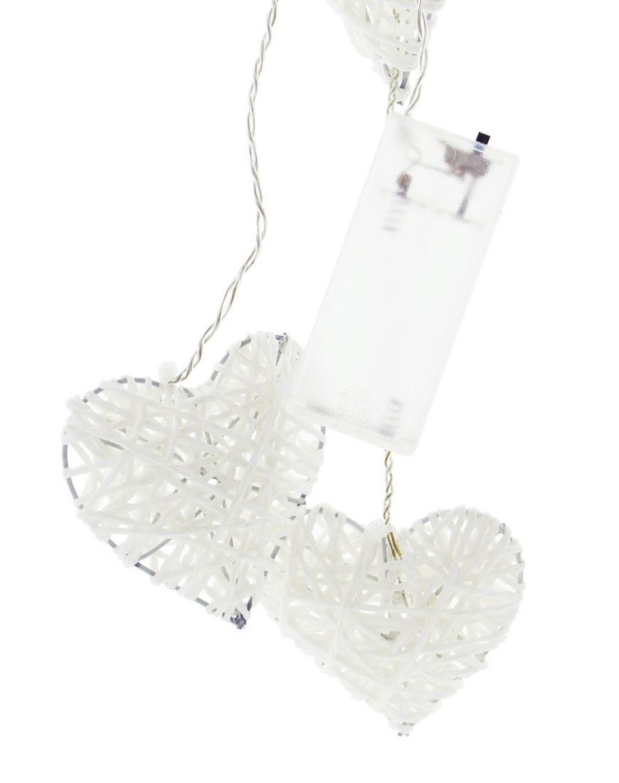 Изображение товара Подвесное украшение со светодиодной подсветкой Сердечки