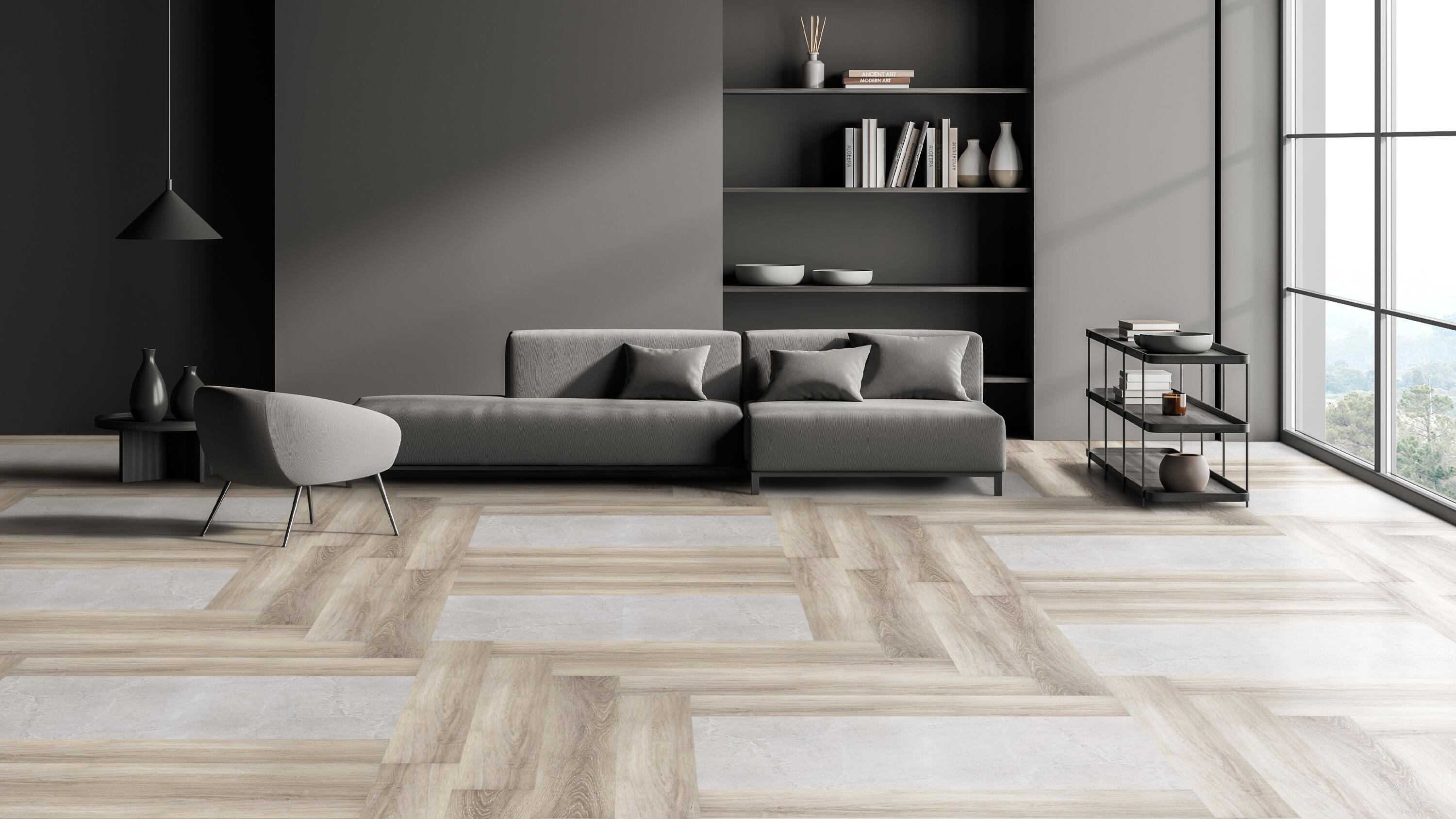 Изображение товара LVT Плитка Tarkett Groove Clyde НСК 31 класс толщина 1.85 мм 3.554 м², цена за упаковку