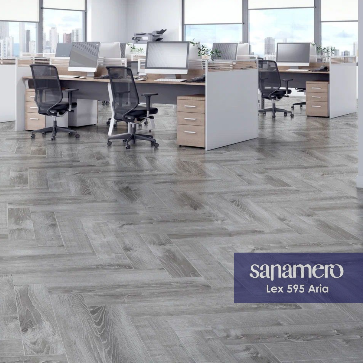 Изображение товара SPC плитка Sanamero Lex Aria 33 класс толщина 4.50 мм 1.31 м², цена за упаковку