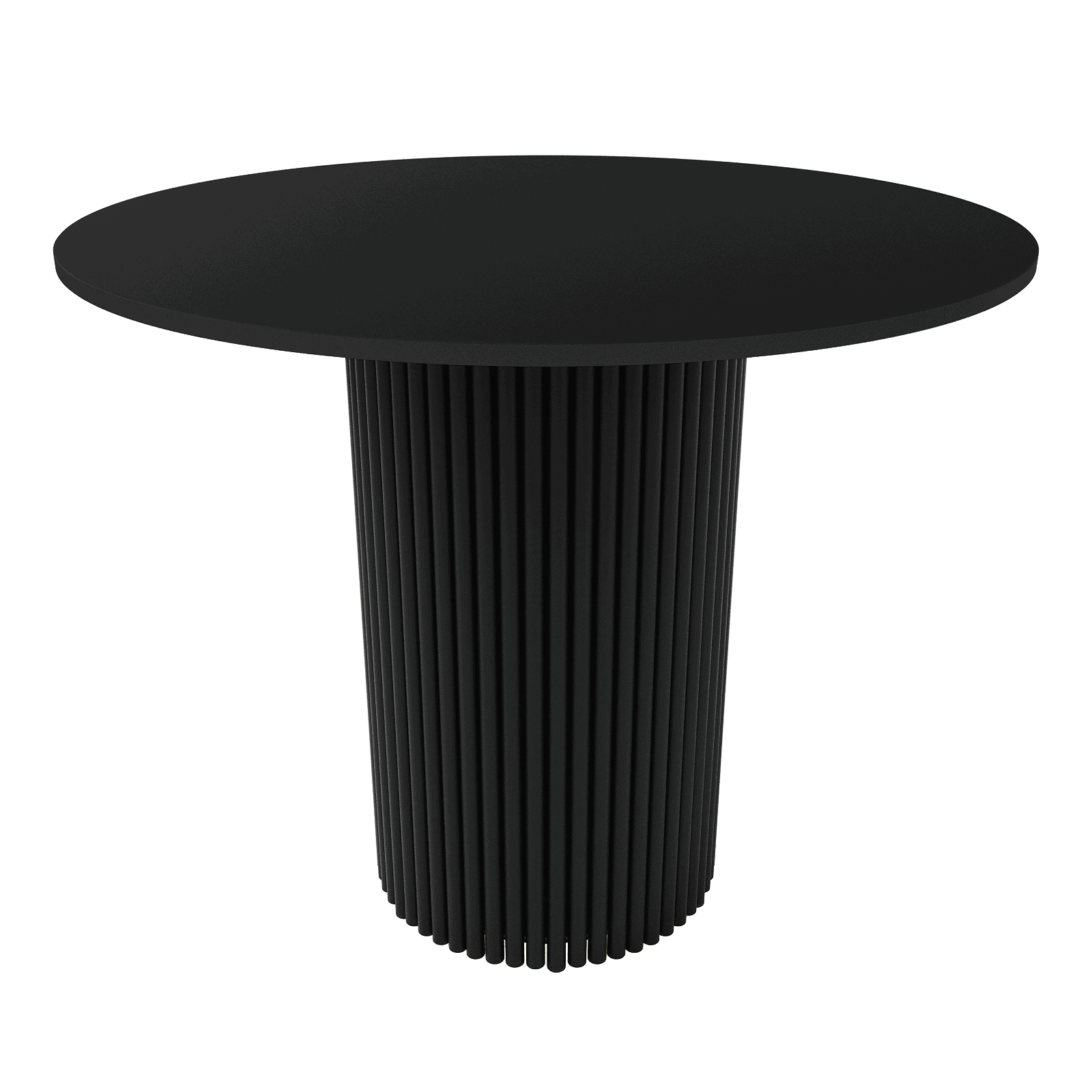 Изображение товара Круглый кухонный стол Genglass Trubis 90 см минимализм Россия