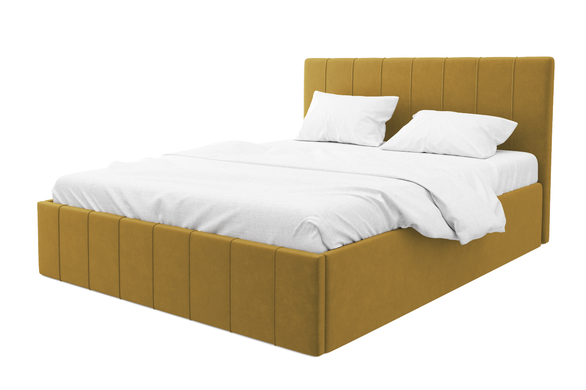 Изображение товара Кровать Costa Веста с подъемным механизмом 150x101x213 см горчичный