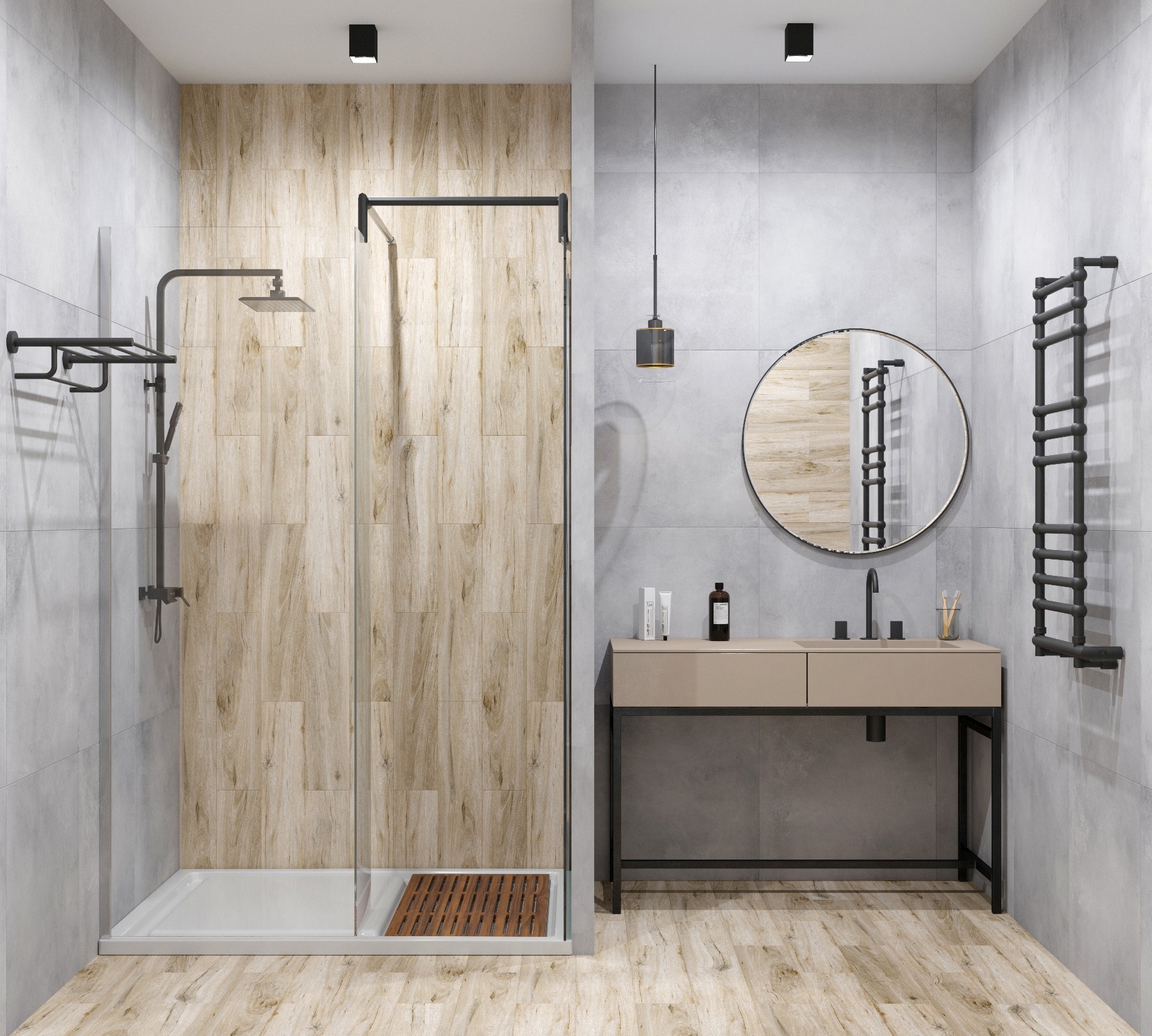 Изображение товара Керамогранит Eurotile Greta GP Beige 14,7x59,4 коричневый для пола и стен