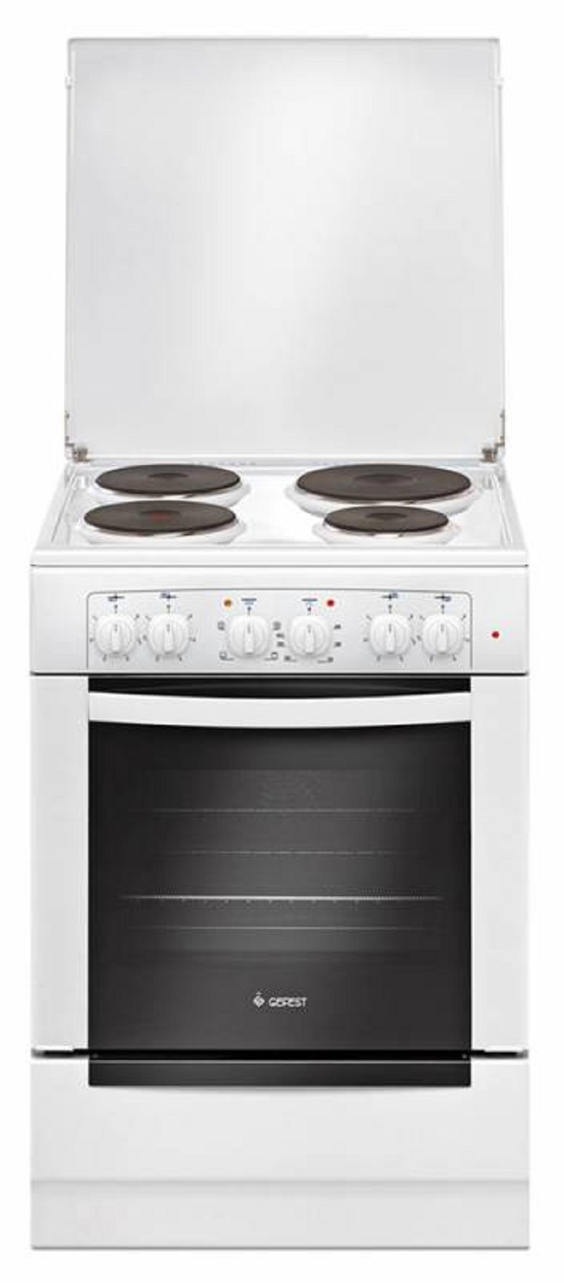 Изображение товара Электрическая плита с духовкой Gefest ЭП Н Д 6140-01 60x85x60 см цвет белый