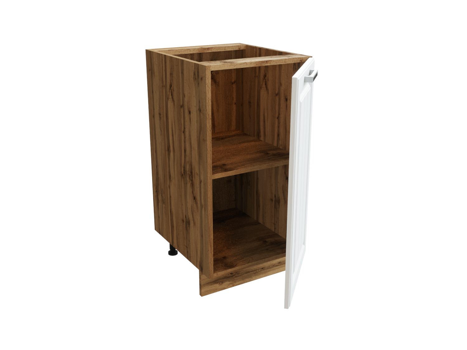 Изображение товара Навесной шкаф Прага СУРСКАЯ МЕБЕЛЬ 40x81.6x47.8 см белый МДФ