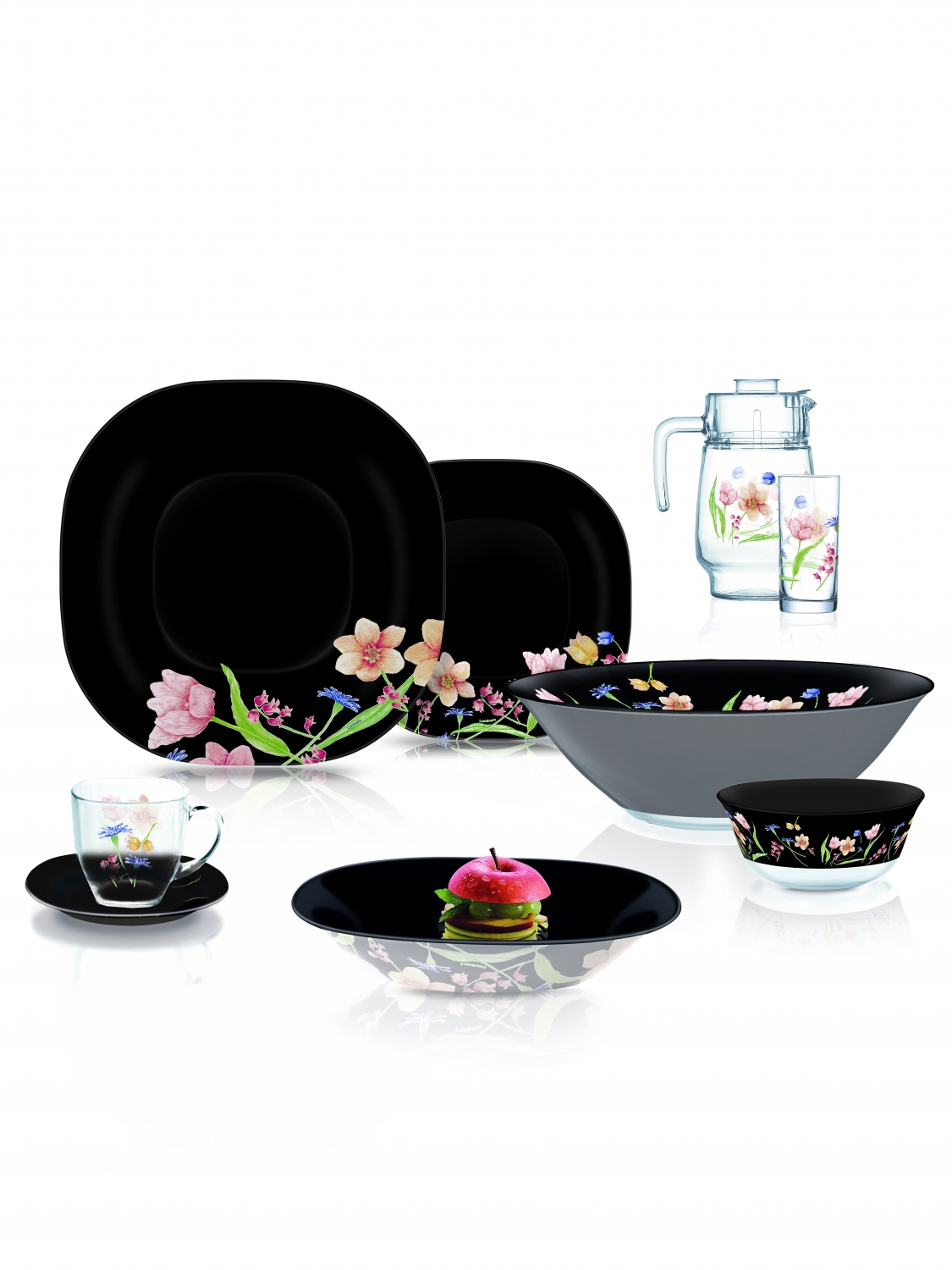 Изображение товара Набор столовой посуды Luminarc Carina Minuet 44 предмета 6 персон стекло