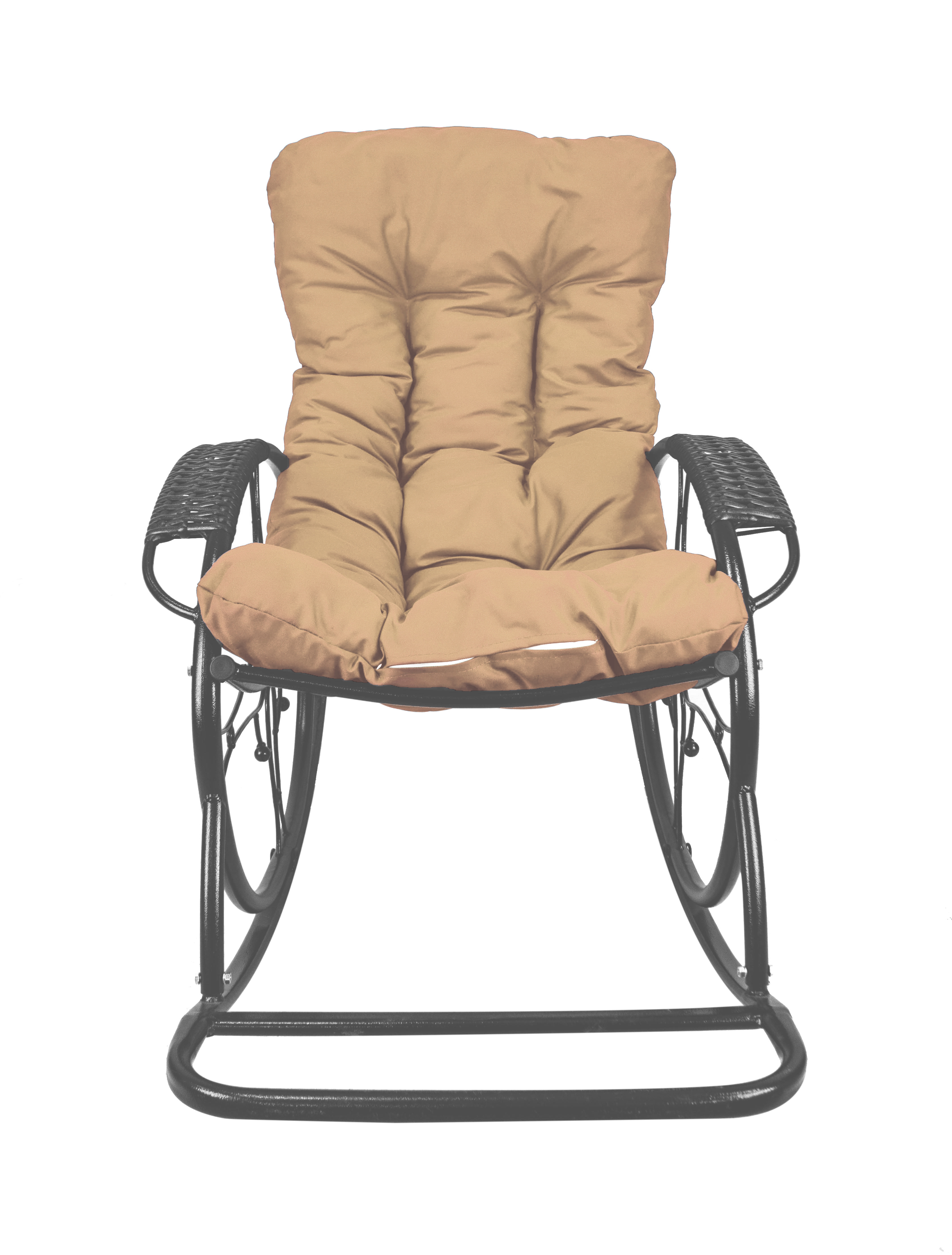 Изображение товара Кресло-качалка M-group 11680301 Люкс серый/серебристый