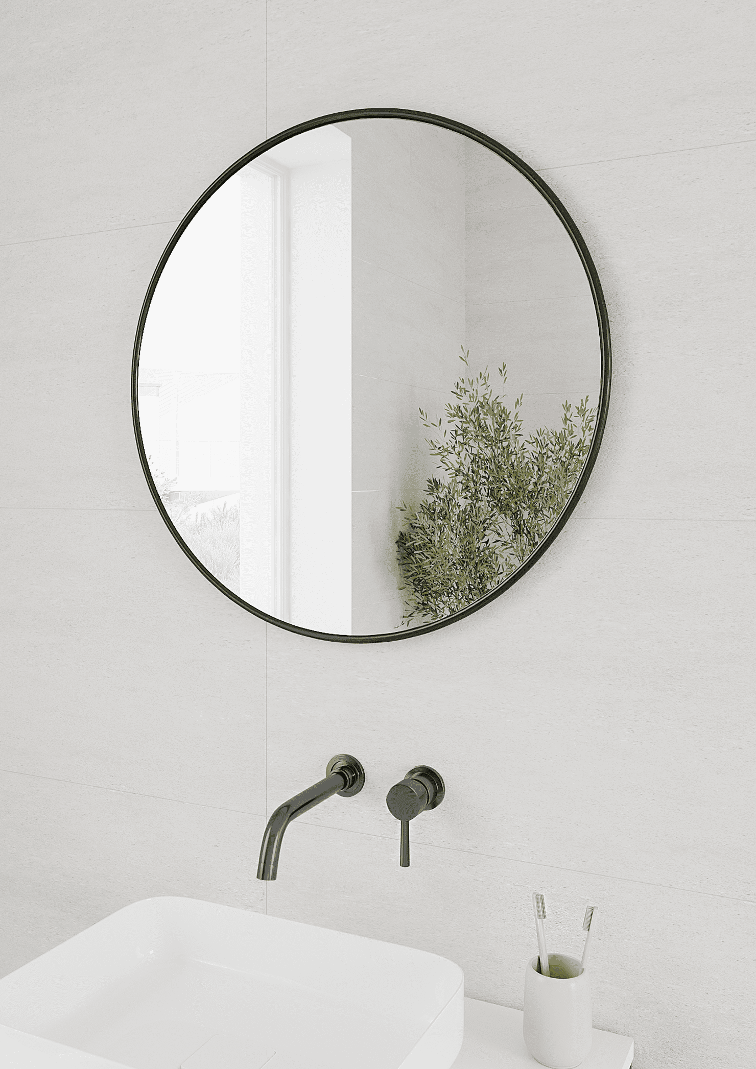 Изображение товара Зеркало для ванной МАРТ UNO D57 см