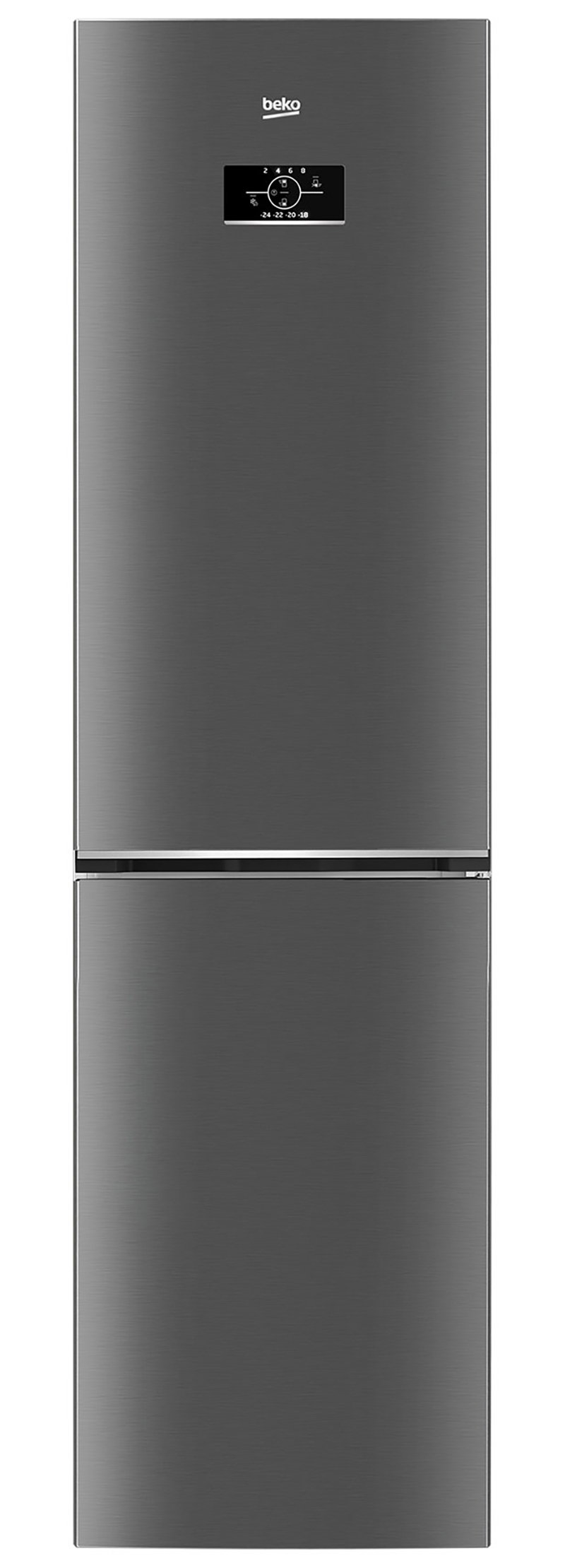 Изображение товара Двухкамерный холодильник BEKO B3R0CNK332HX стальной антрацит 54x201 см