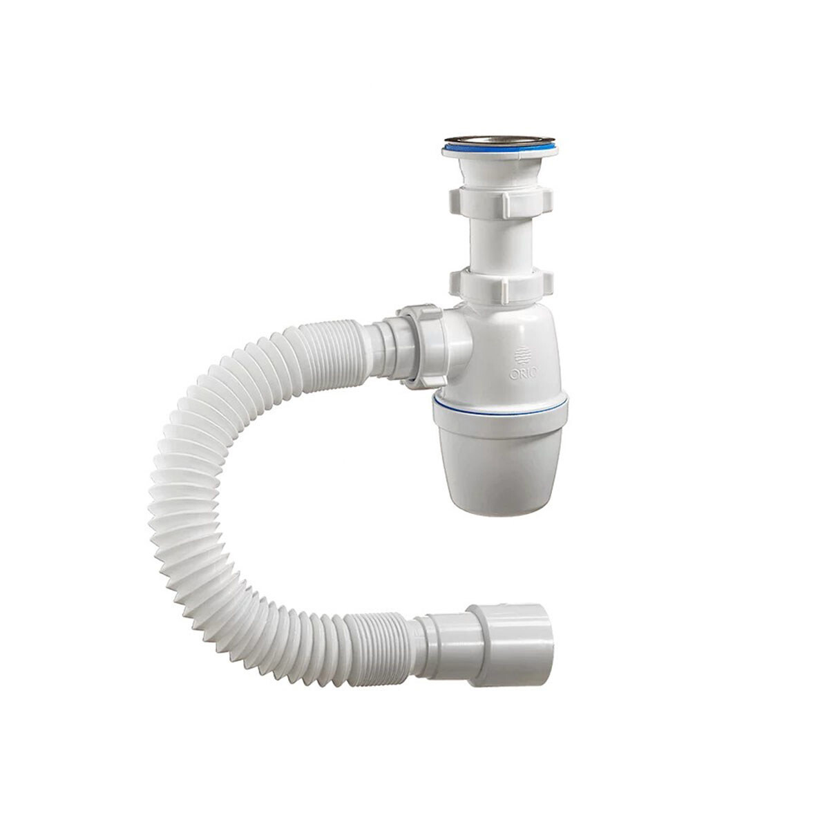 Изображение товара Сифон для ванны Orio D40 мм белый 253206