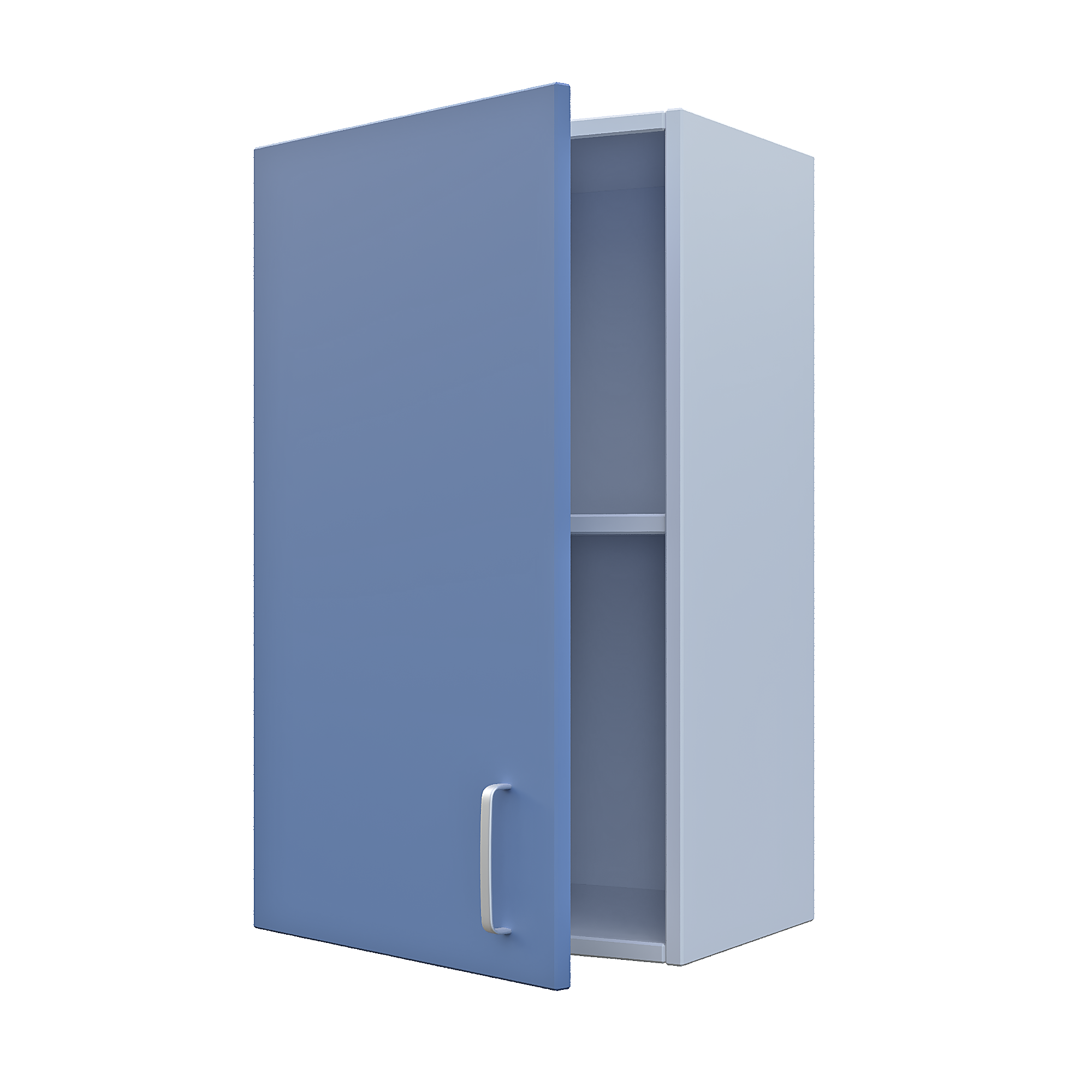 Изображение товара Навесной шкаф Нокса Феликс 42x8x81 см голубая лагуна ЛДСП Россия