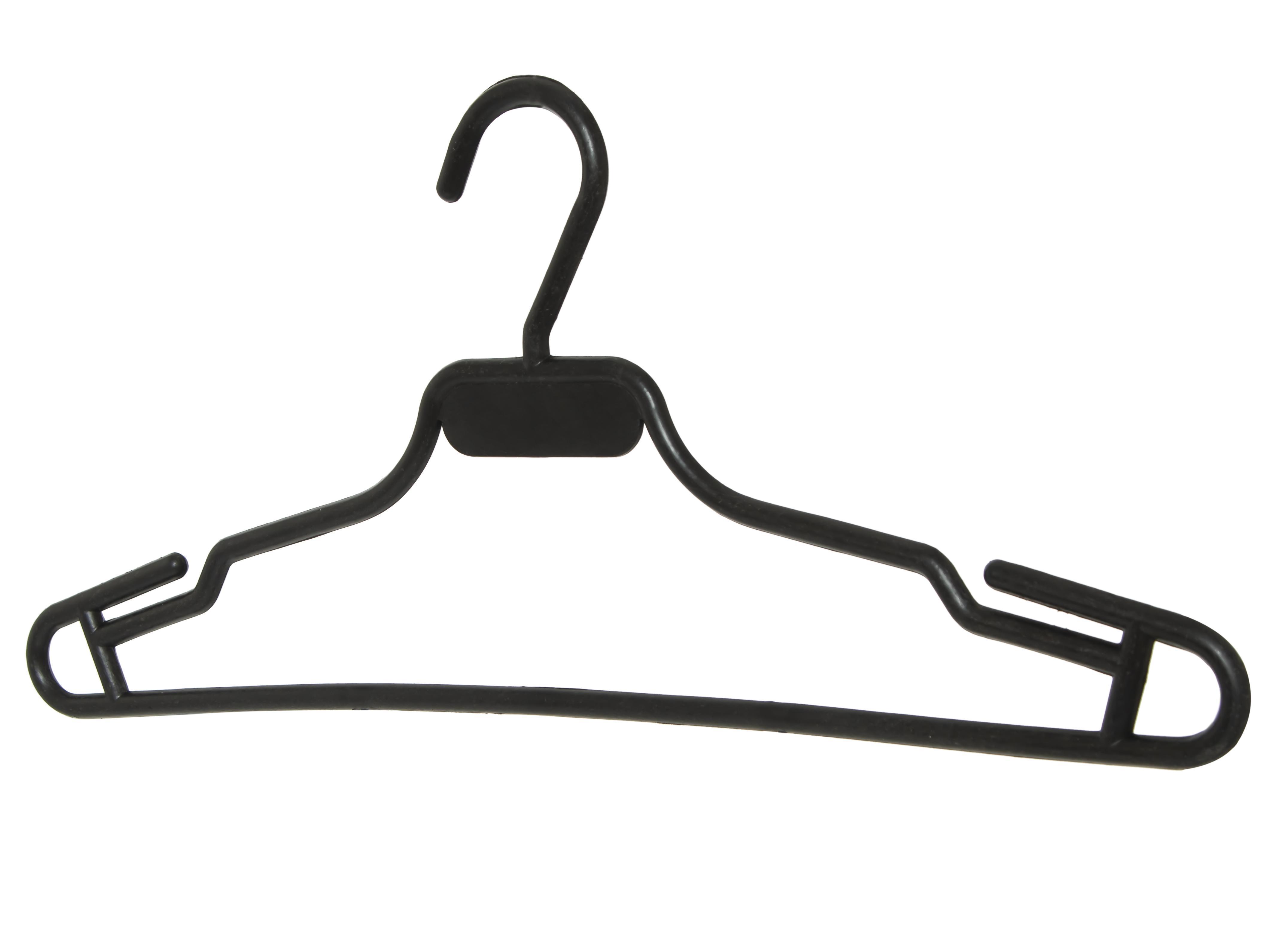 Изображение товара Вешалка для одежды Valexa ВН-4 42x20x0.7 см 9 шт, пластик, цвет черный