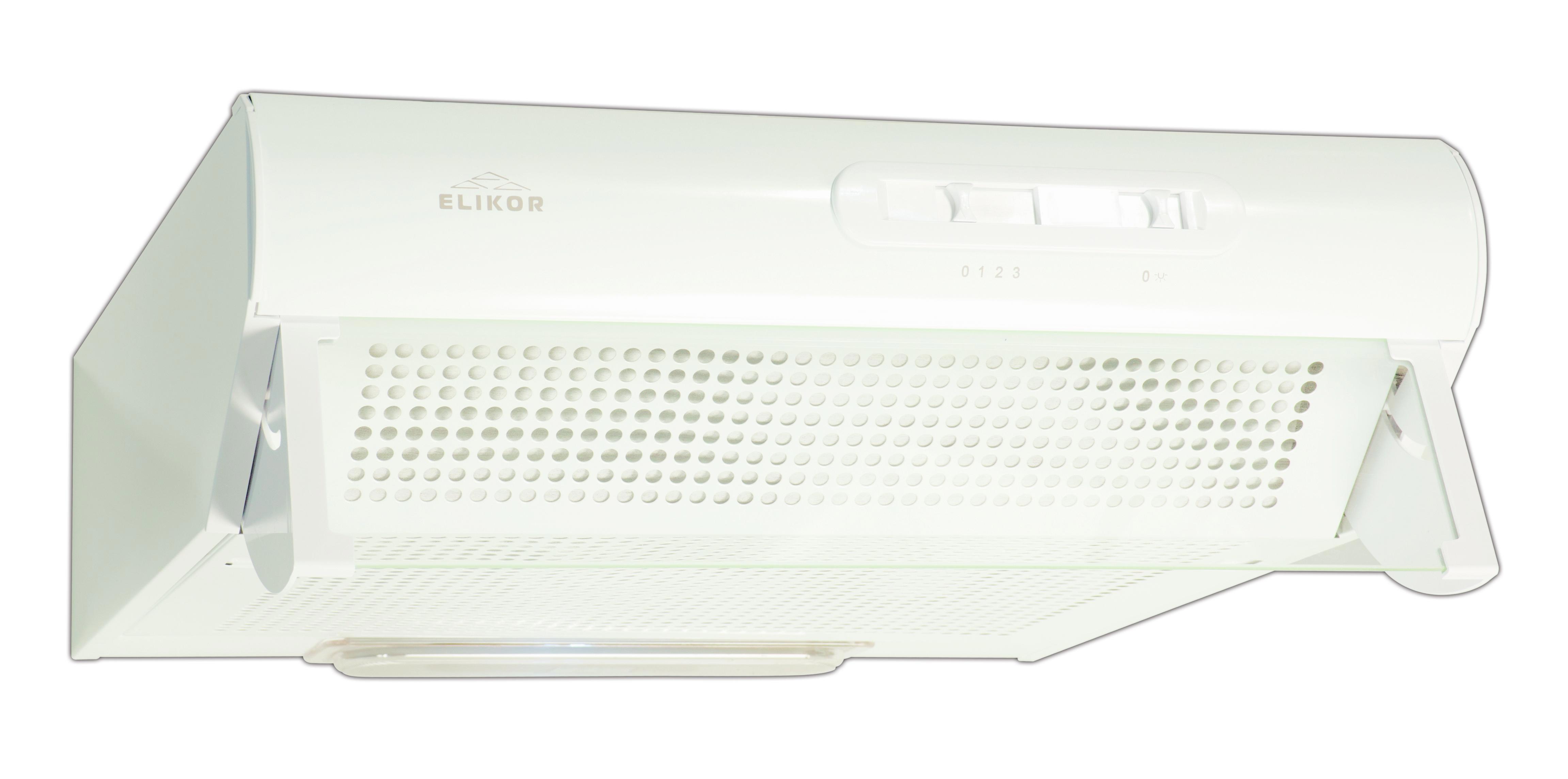 Изображение товара Плоская вытяжка Elikor Davoline 50П-290-П3Л белая 50 см для кухни