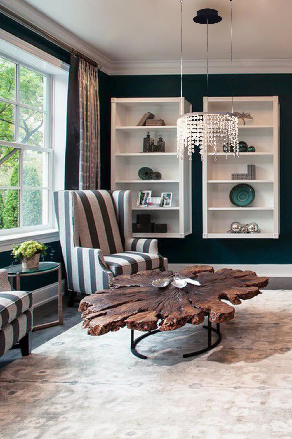 Изображение товара Люстра подвесная светодиодная Lucia Tucci ECLIPSE 1671.1 D400 LED 1 лампа цвет серый