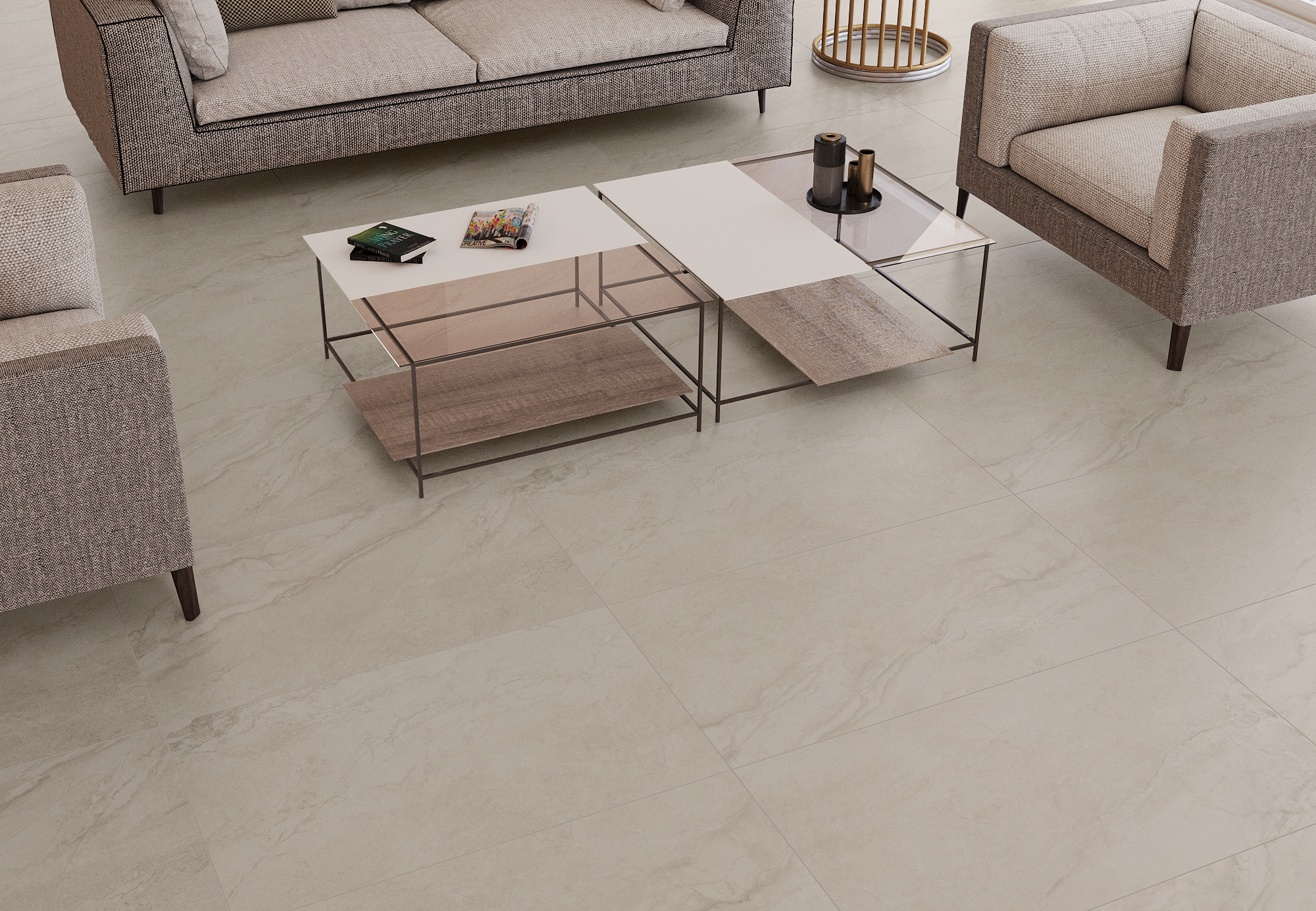 Изображение товара Керамогранит Kerald Chinati matt 60x120 см бежевый для стен и пола