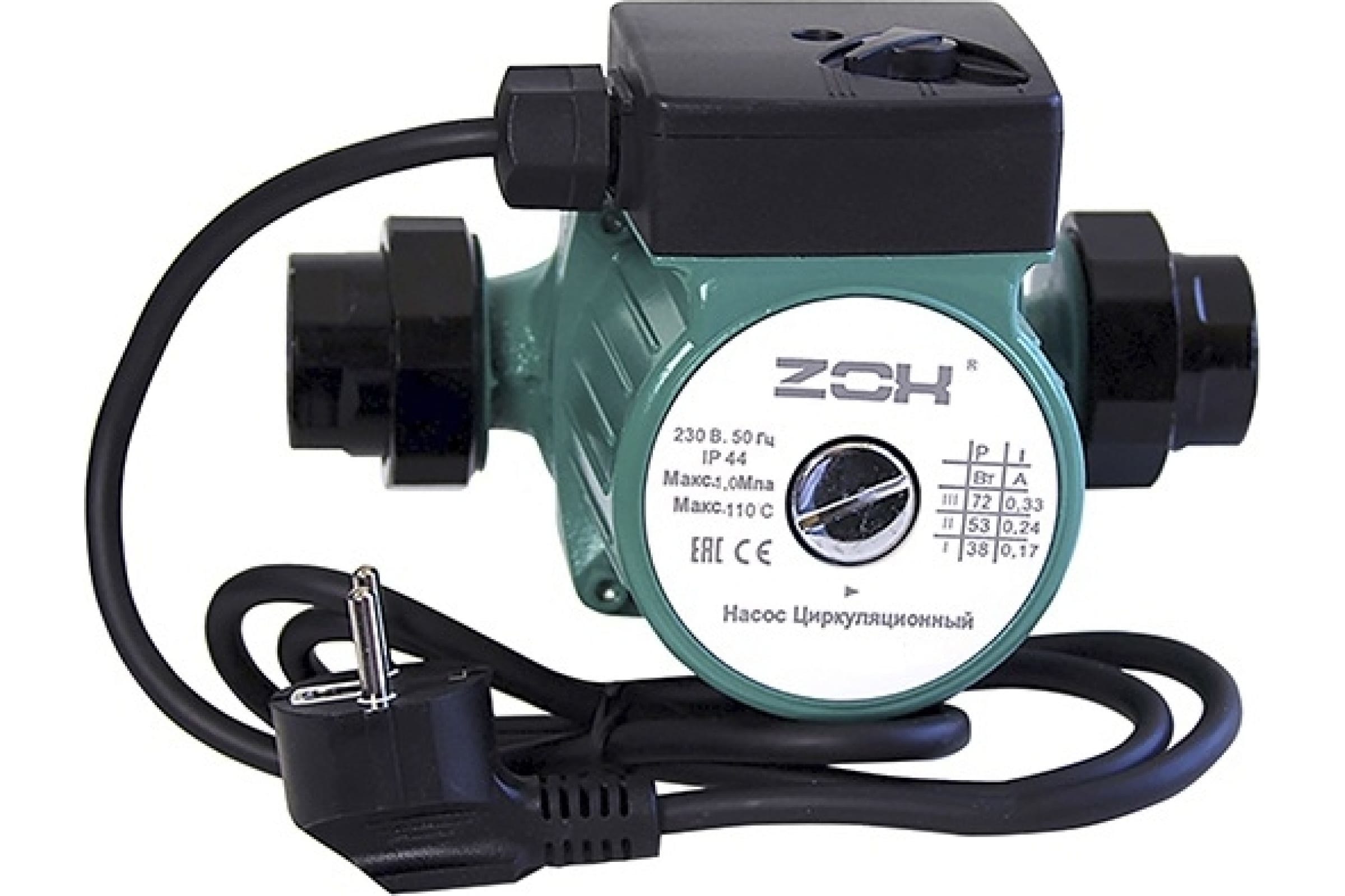 Изображение товара Циркуляционный насос ZOX ZX 32-4 180 для систем отопления, 2.88 м³/ч, 4.5 м напора, IP42