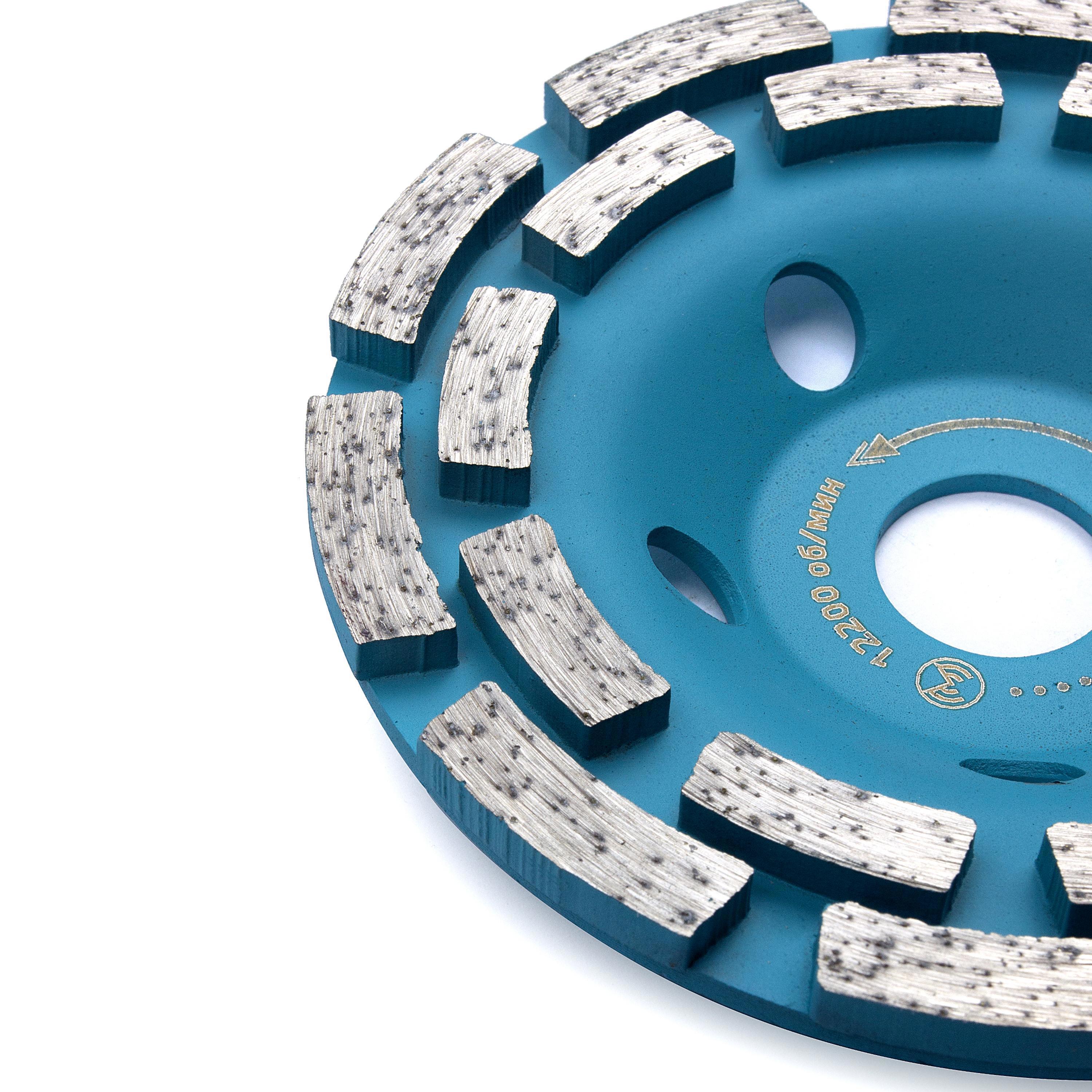 Изображение товара Круг алмазный чашечный Monogram Basis 125x22 мм двухрядный для шлифовки бетона и камня