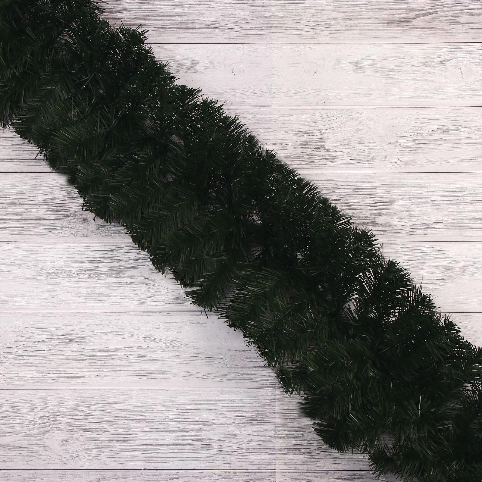 Изображение товара Рождественский венок Зимнее волшебство 270см ПВХ Зеленый 7420522