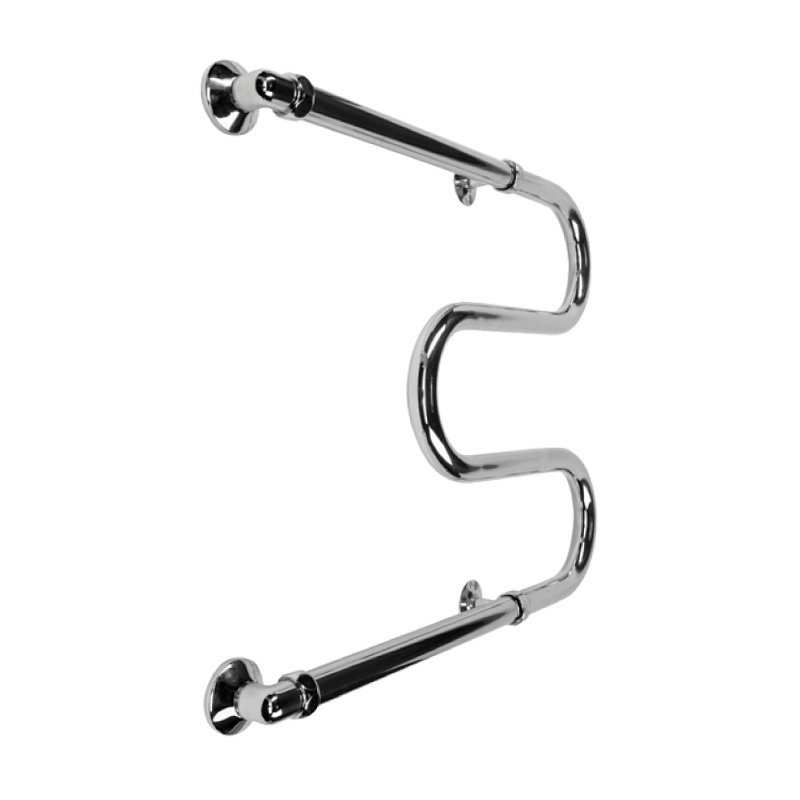 Изображение товара Водяной M-образный полотенцесушитель Melodia semplice 50x60 см нержавеющая сталь