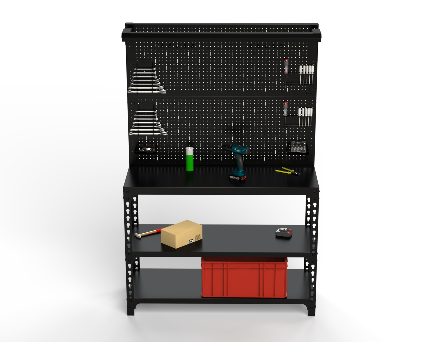 Изображение товара Стол-верстак Metalex Sun 117438 с освещением и перфопанелью