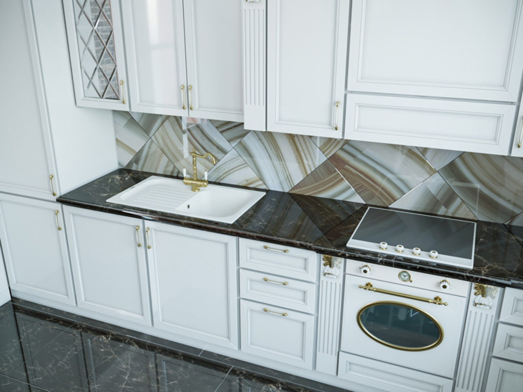 Изображение товара Врезная мойка Florentina Арона 51x86 см из искусственного камня серый