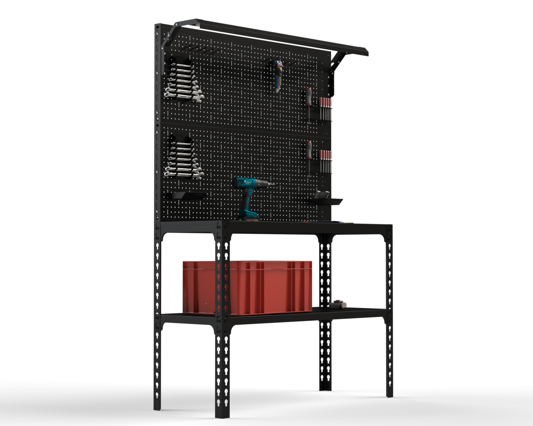 Изображение товара Стол-верстак Metalex Sun 117474 с освещением 950х1800 мм