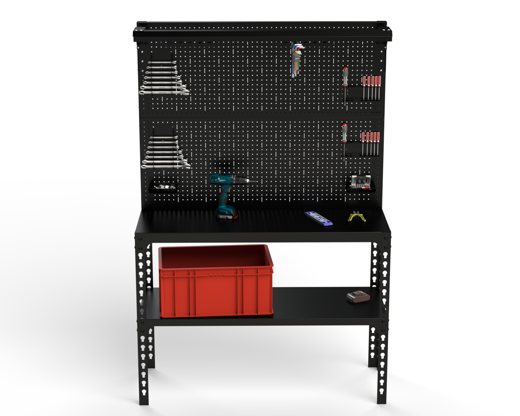 Изображение товара Стол-верстак Metalex Sun 117478 950x1300x500 мм, максимальная нагрузка до 260 кг, с комплектом освещения
