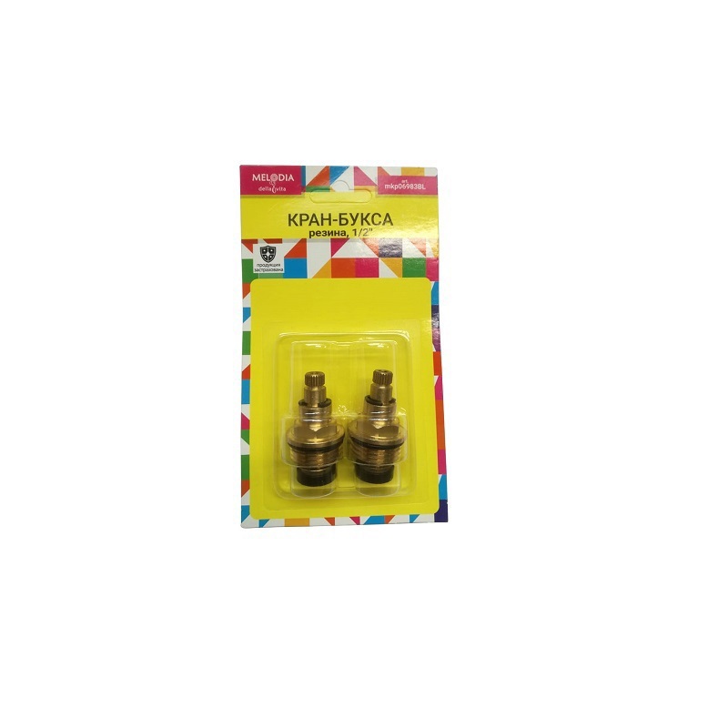 Изображение товара Кран-букса резиновая Melodia della vita MKP06983BL, 1/2" 2 шт Изображение товара Кран-букса резиновая Melodia della vita MKP06983BL, 1/2" 2 шт