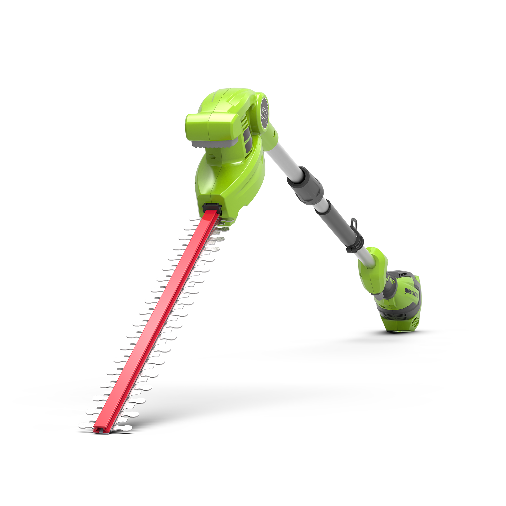 Изображение товара Аккумуляторный кусторез Greenworks G40PHA 51 см, штанговый, 40V, без АКБ и ЗУ