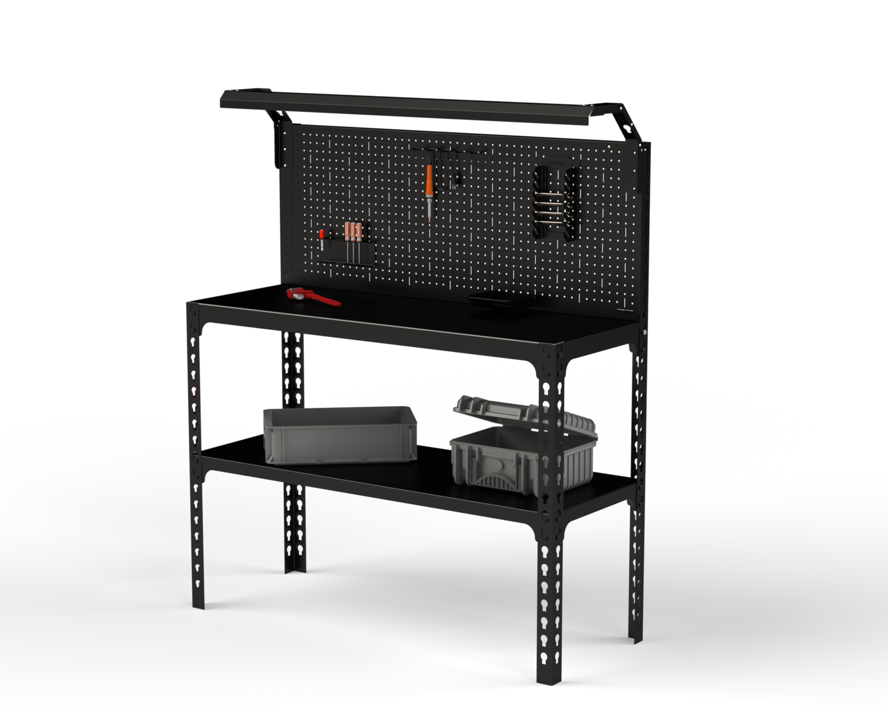 Изображение товара Стол-верстак Metalex Sun 117511 950x1000x600 мм, максимальная нагрузка до 260 кг, с комплектом освещения