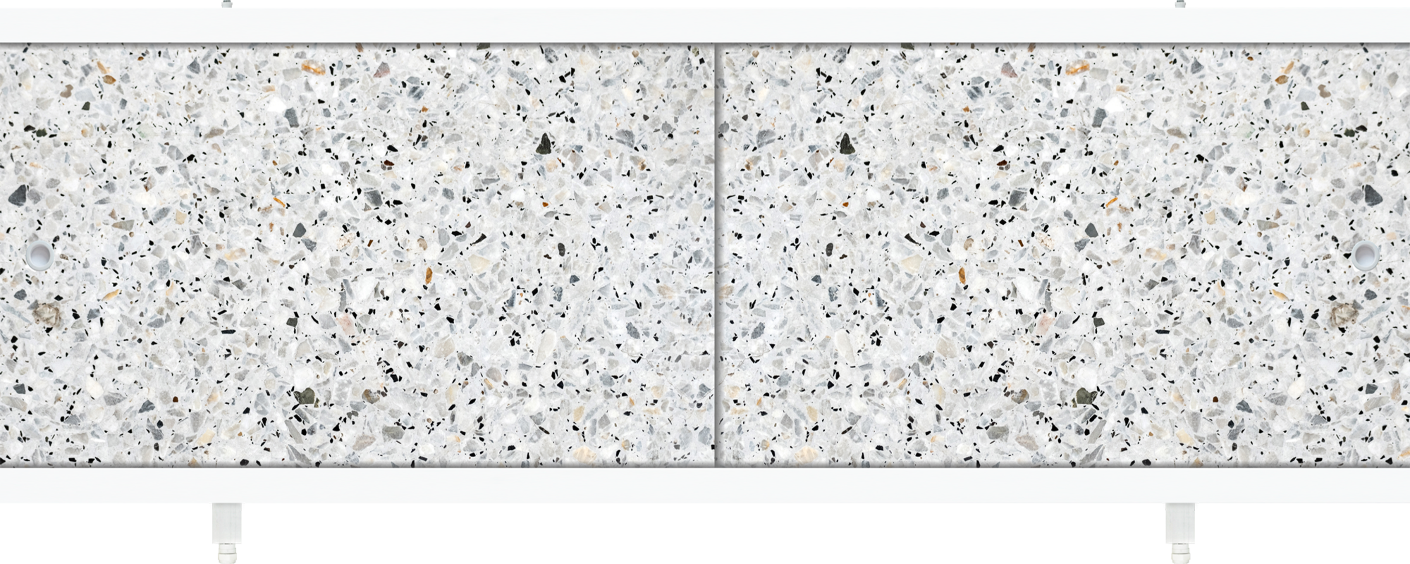 Изображение товара Экран под ванну Метакам Кварт 81094 168x60 см цвет серый