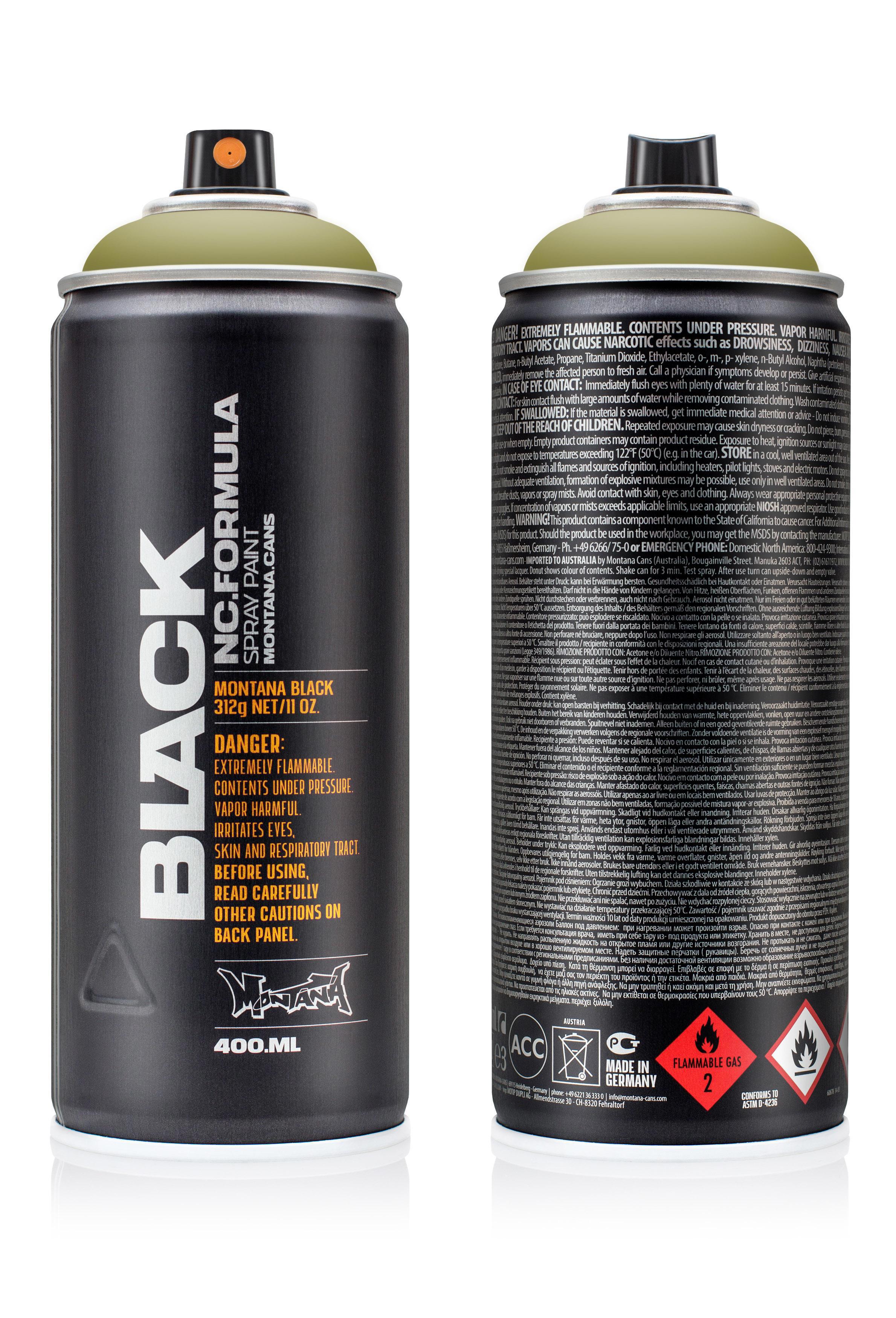 Изображение товара Краска аэрозольная MONTANA 6625BLK удав 0.4 л