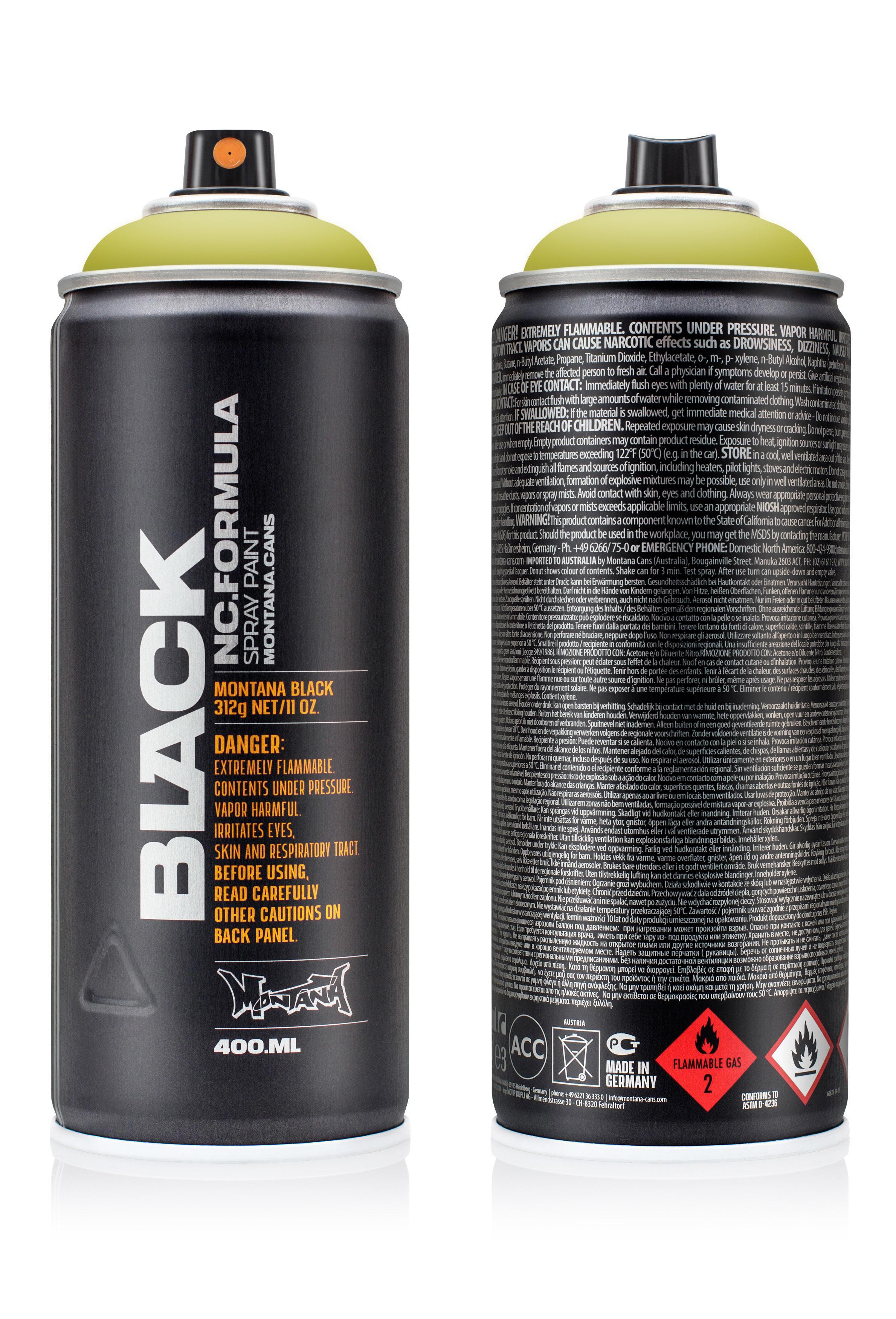 Изображение товара Краска аэрозольная MONTANA 6710BLK зеленая груша 0.4 л