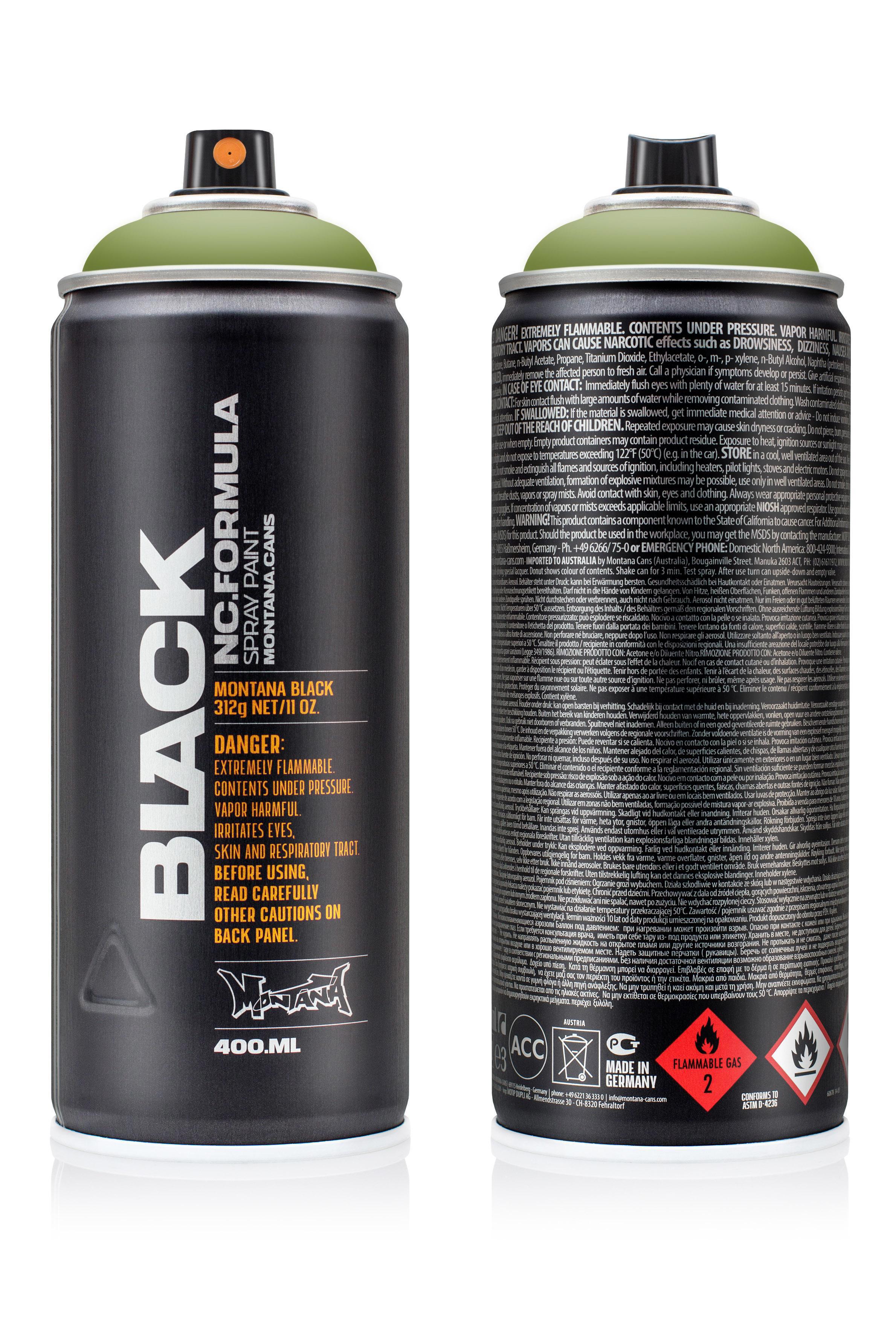 Изображение товара Аэрозольная краска Montana BLACK Зеленый остров 0. 4 л - яркая универсальная краска