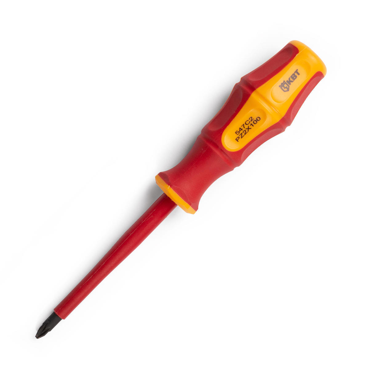 Изображение товара Отвертка диэлектрическая крестовая КВТ Профи 79778 PZ1/FL1x80 мм