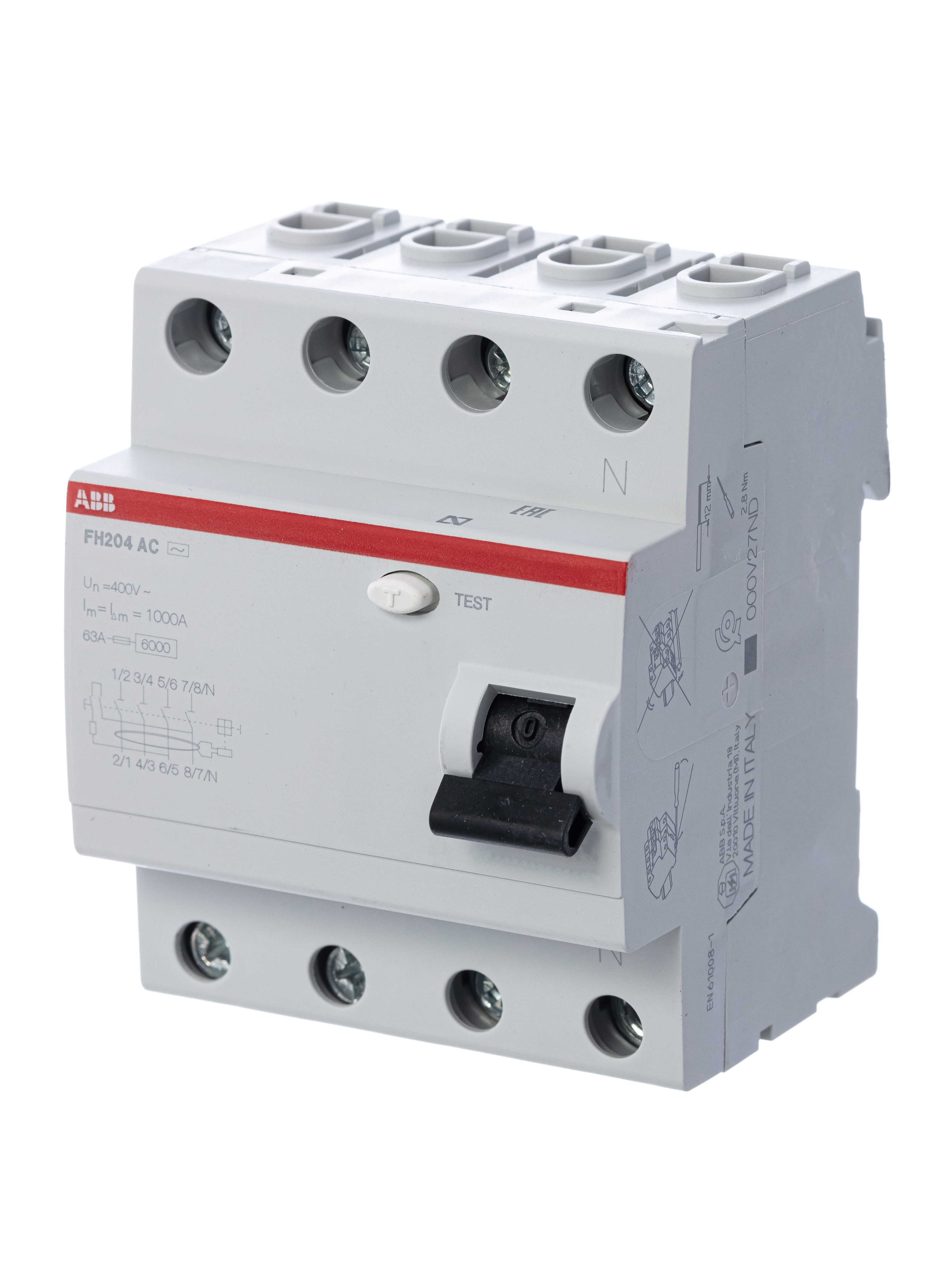 Изображение товара УЗО ABB 2CSF204006R2250 25 А 230 В 4 модуля Изображение товара УЗО ABB 2CSF204006R2250 25 А 230 В 4 модуля