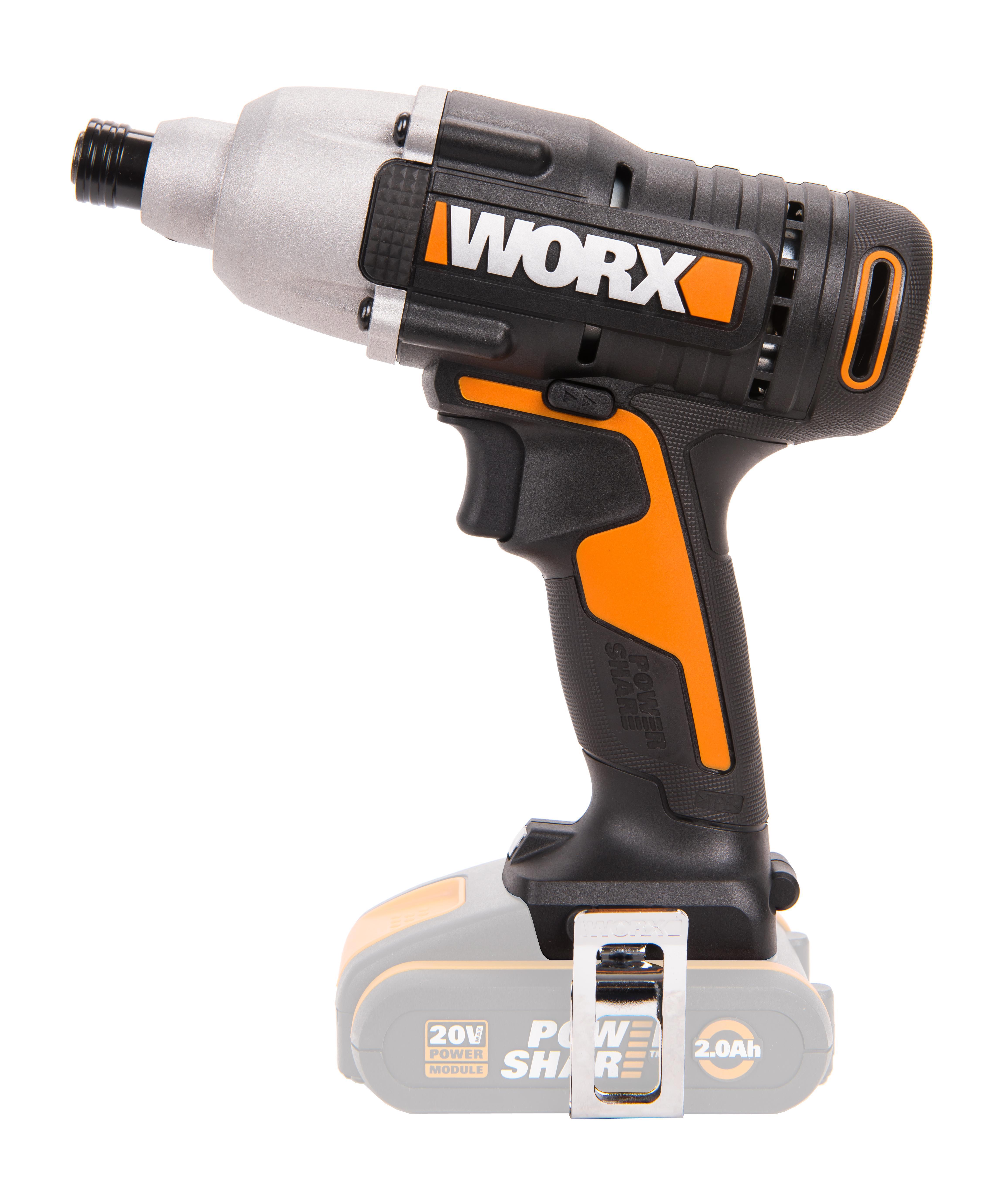 Изображение товара Винтоверт ударный WORX WX291.9, 20 В аккумуляторный