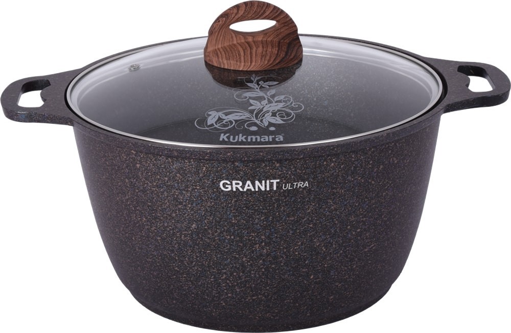 Изображение товара Кастрюля Kukmara Granit ultra 6 л с антипригарным покрытием Россия