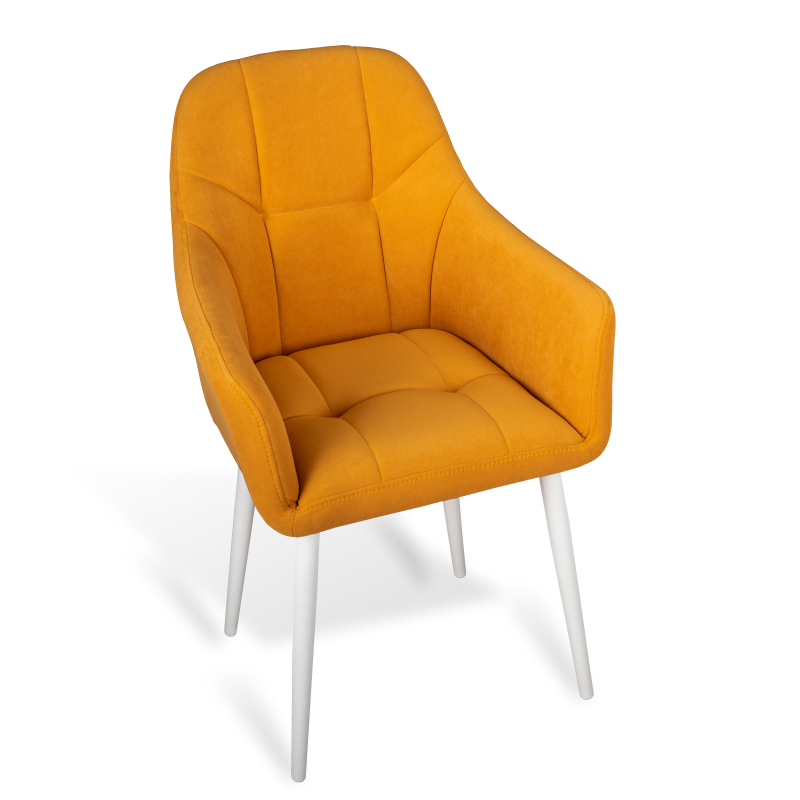 Изображение товара Стул Azzurro mebel Gloria Yellow/White-1 38x89x60 см