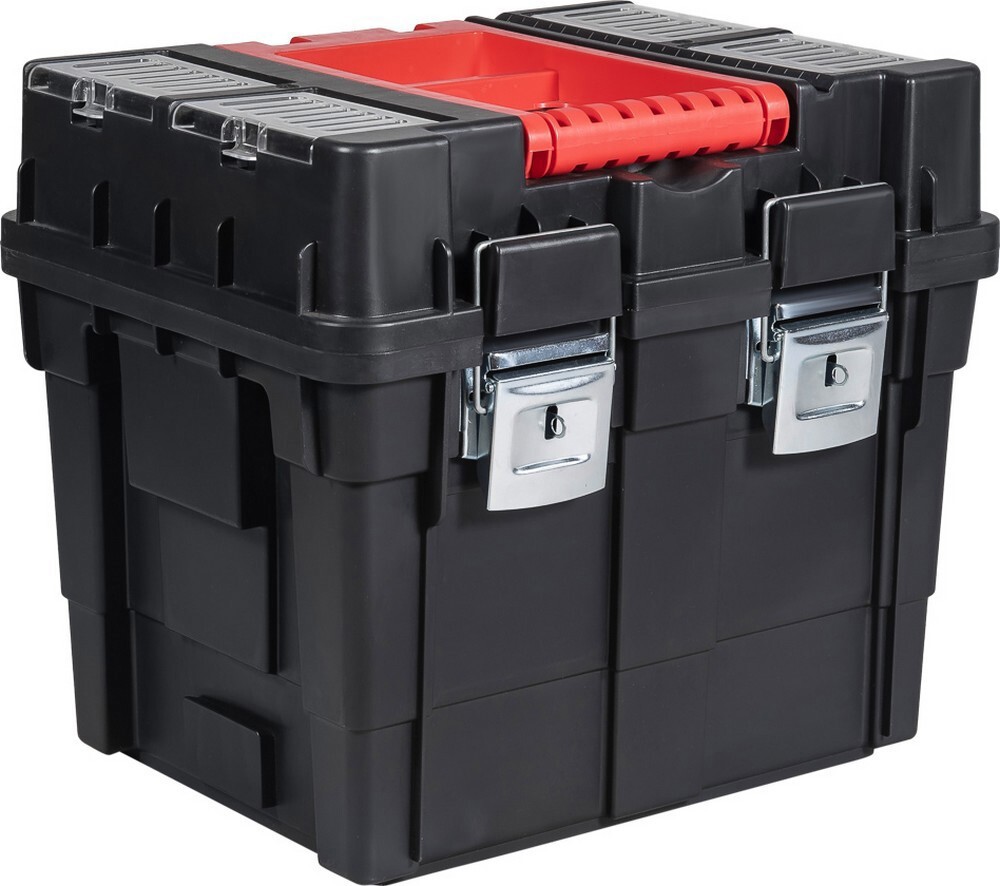 Изображение товара Ящик для инструментов Мастералмаз 10501226 пластик с колесами и органайзерами