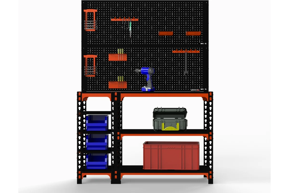 Изображение товара Стол-верстак Metalex 111053 для мастерских и производств, нагрузка 260 кг