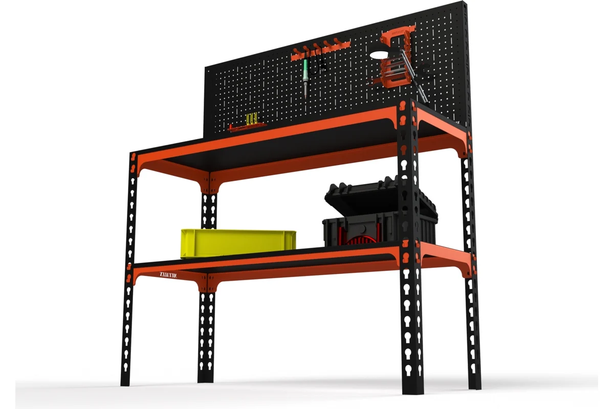 Изображение товара Стол-верстак Metalex 111064 950x1000x500 мм с аксессуарами