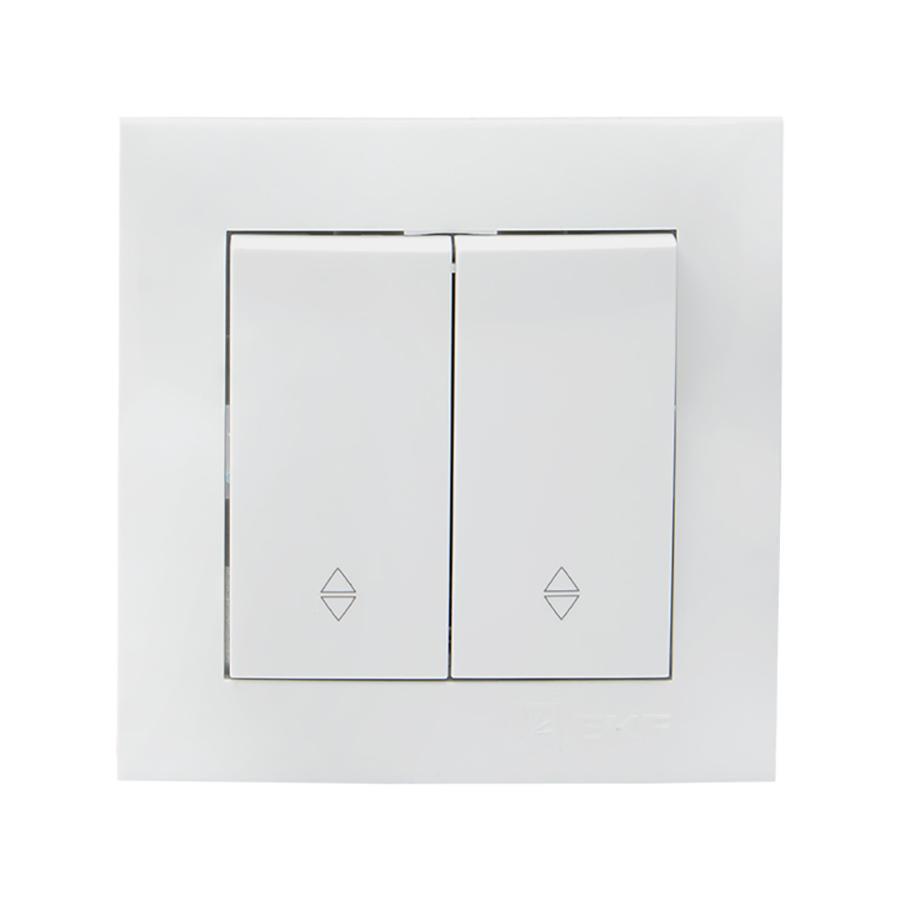 Изображение товара EKF Валенсия Proxima EWV10-027-10, 2 клавиши, IP20, белый