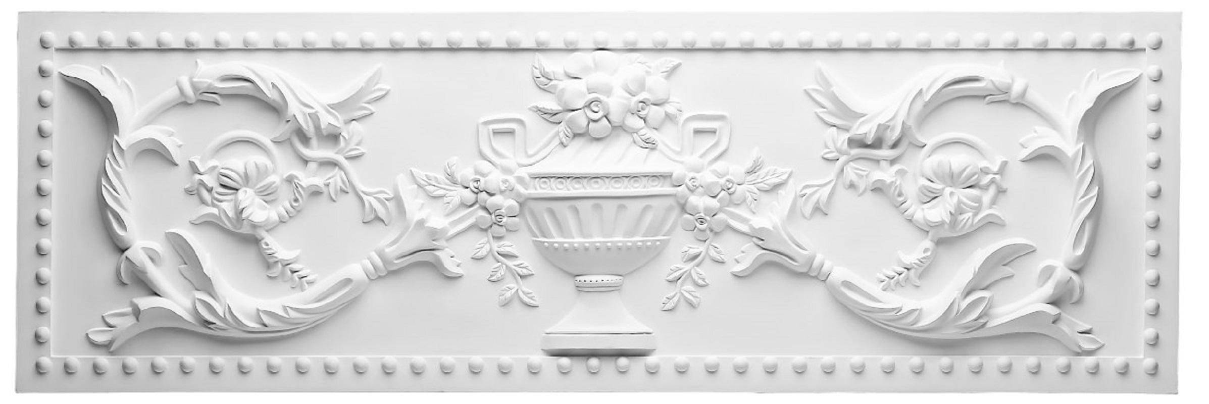 Изображение товара Панно DECOMASTER DG 06 Полиуретан Белый 32.5x101 см Изображение товара Панно DECOMASTER DG 06 Полиуретан Белый 32.5x101 см