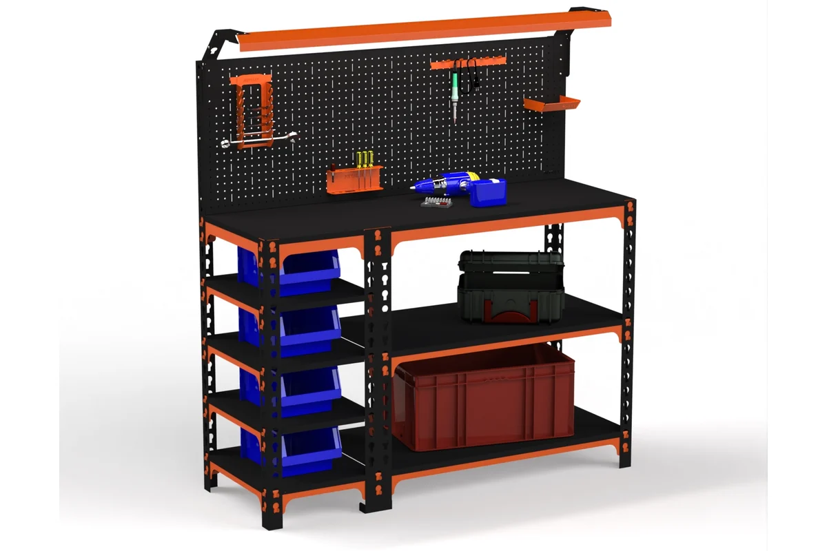 Изображение товара Стол-верстак Metalex Sun 111411 со светодиодным освещением