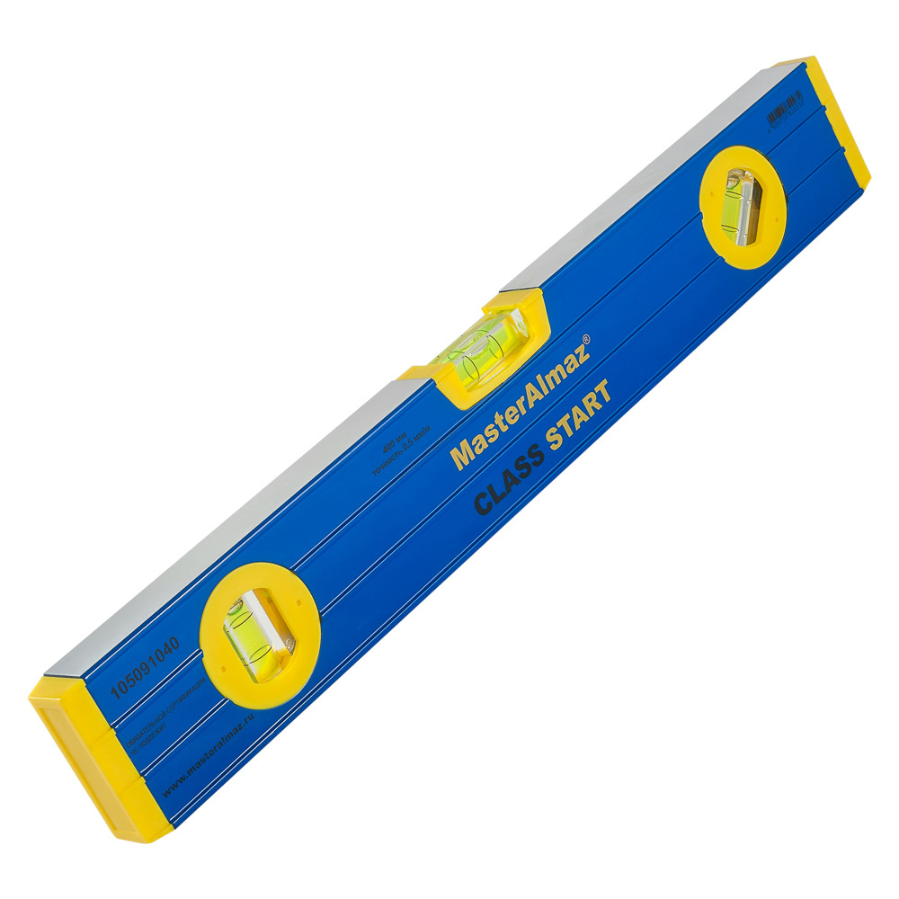Изображение товара Уровень пузырьковый слесарный Masteralmaz 105091050 3 глазка 1500 мм
