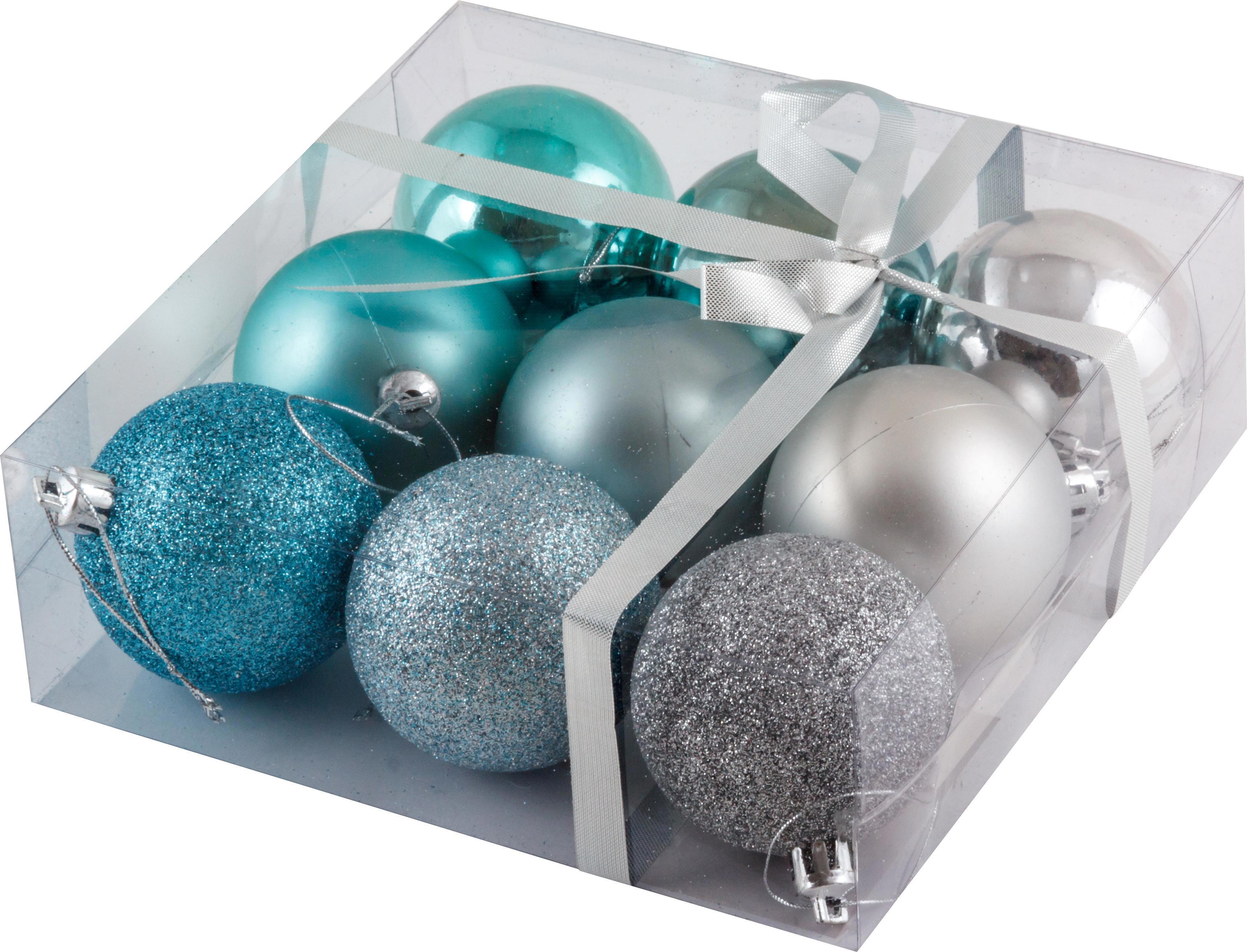 Изображение товара Набор елочных шаров Волшебная страна 6 см, 9 шт, пластик