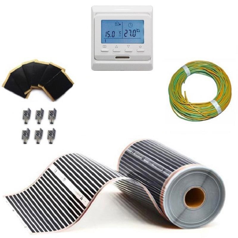 Изображение товара Инфракрасная пленка для теплого пола Теплософт 3.5 м2 770 Вт с терморегулятором