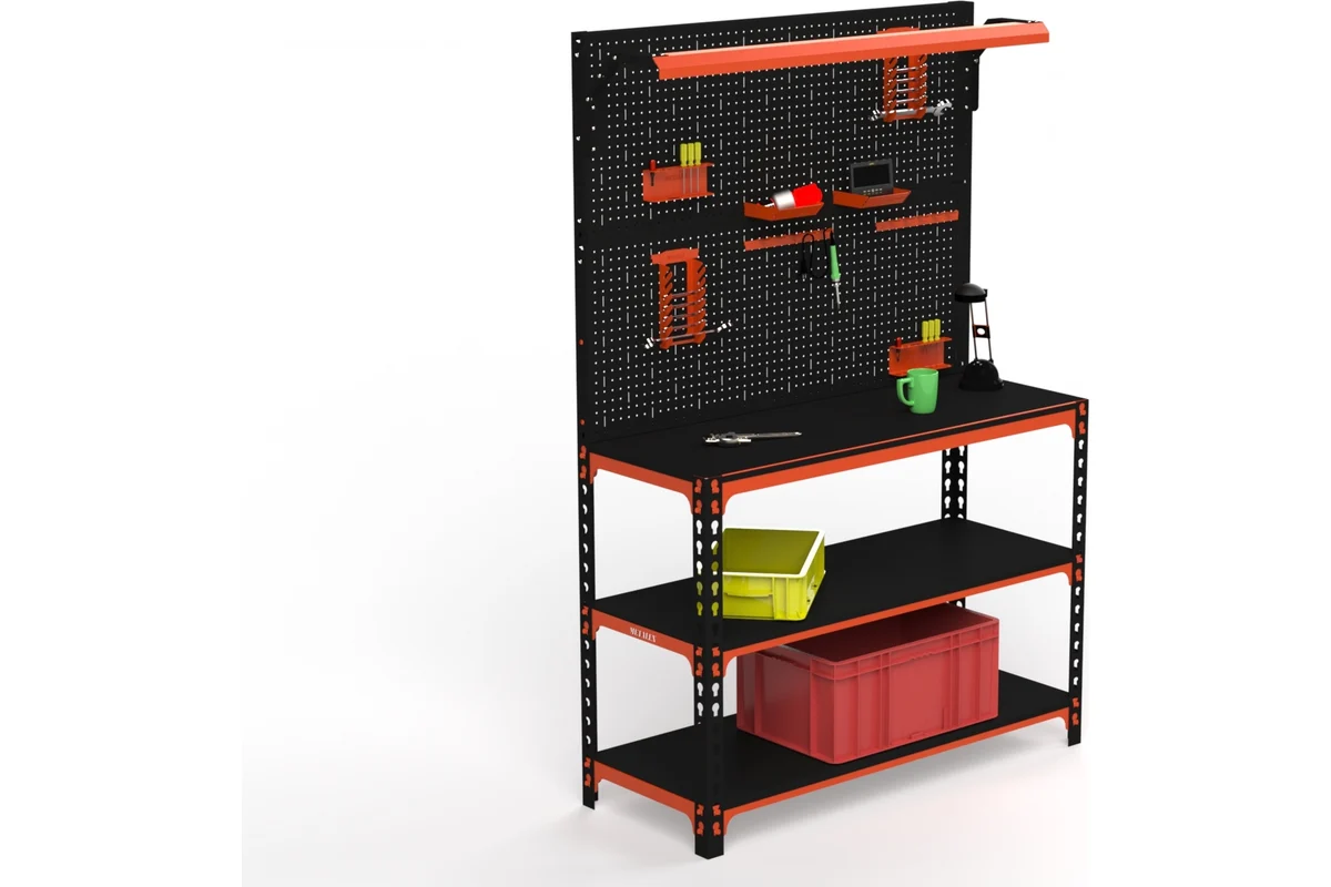 Изображение товара Стол-верстак Metalex Sun 111477 950х1500х500 мм с освещением до 260 кг