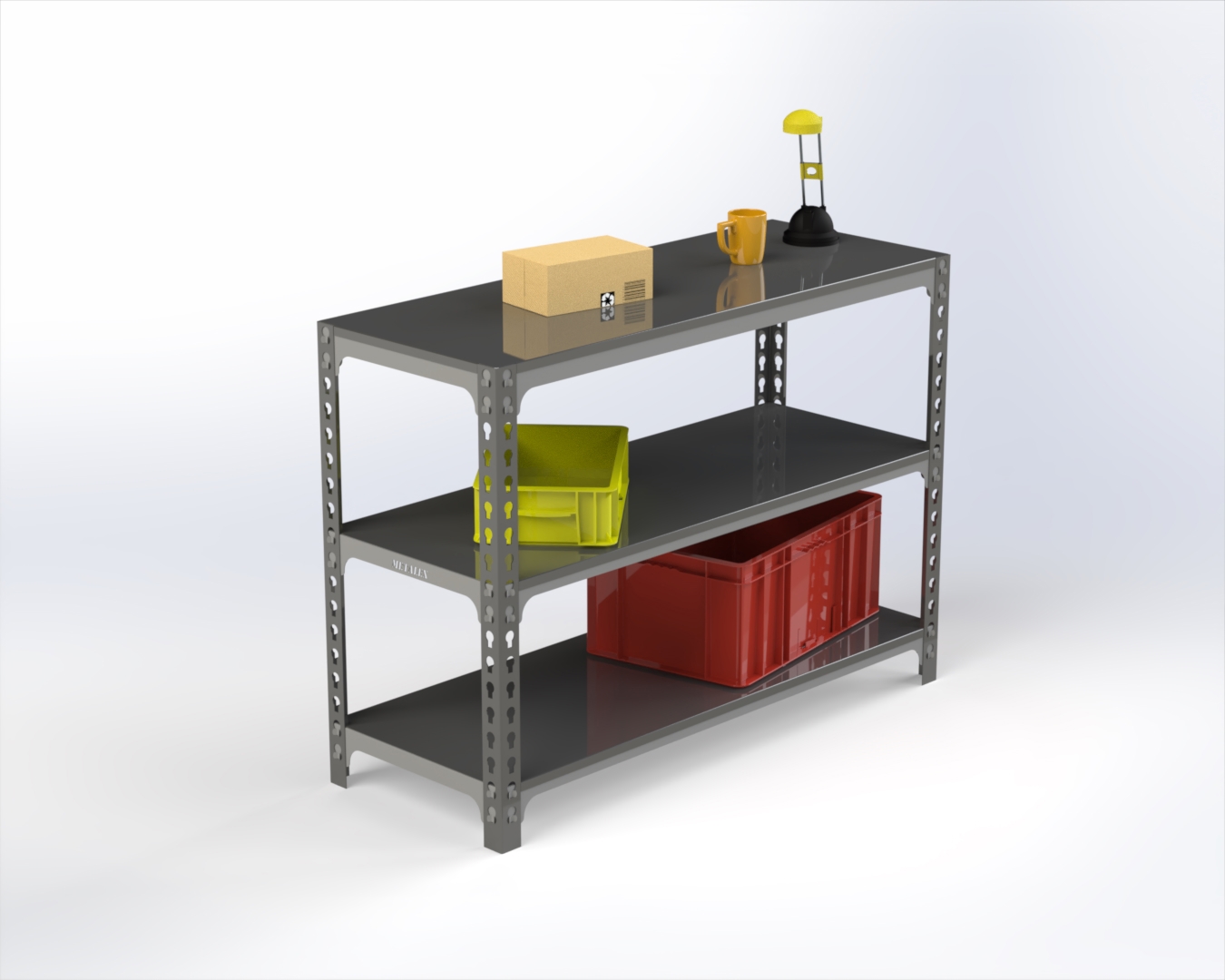 Изображение товара Стол-верстак Metalex 111598 950x1000x400 мм, максимальная нагрузка до 260 кг