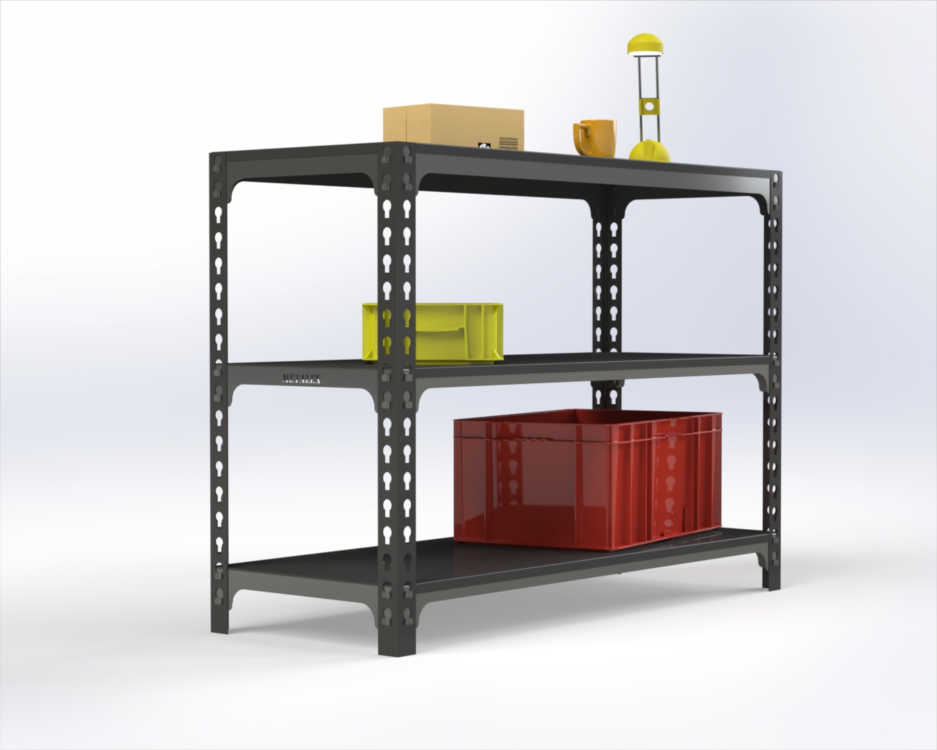 Изображение товара Стол-верстак Metalex 111624 950x1800x600 мм, максимальная нагрузка до 260 кг